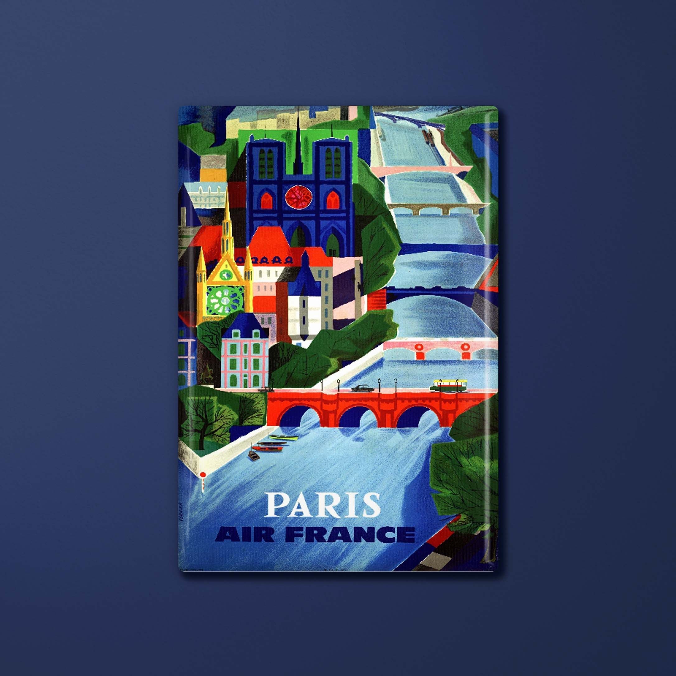 Magnet Air France Legend Paris, ponts