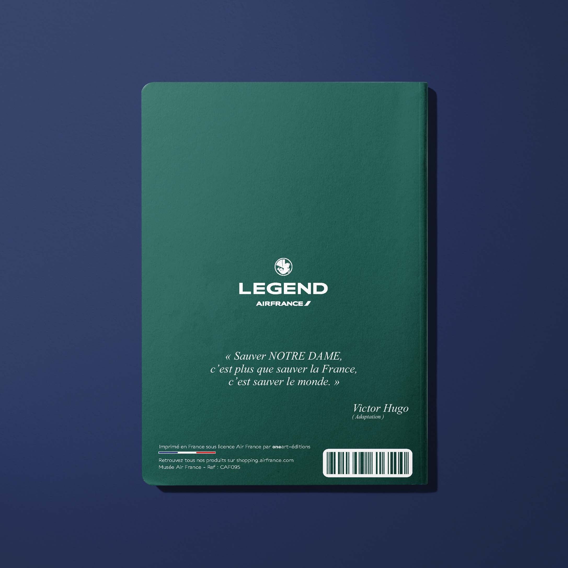 Air France Legend Paris, Notre-Dame booklet