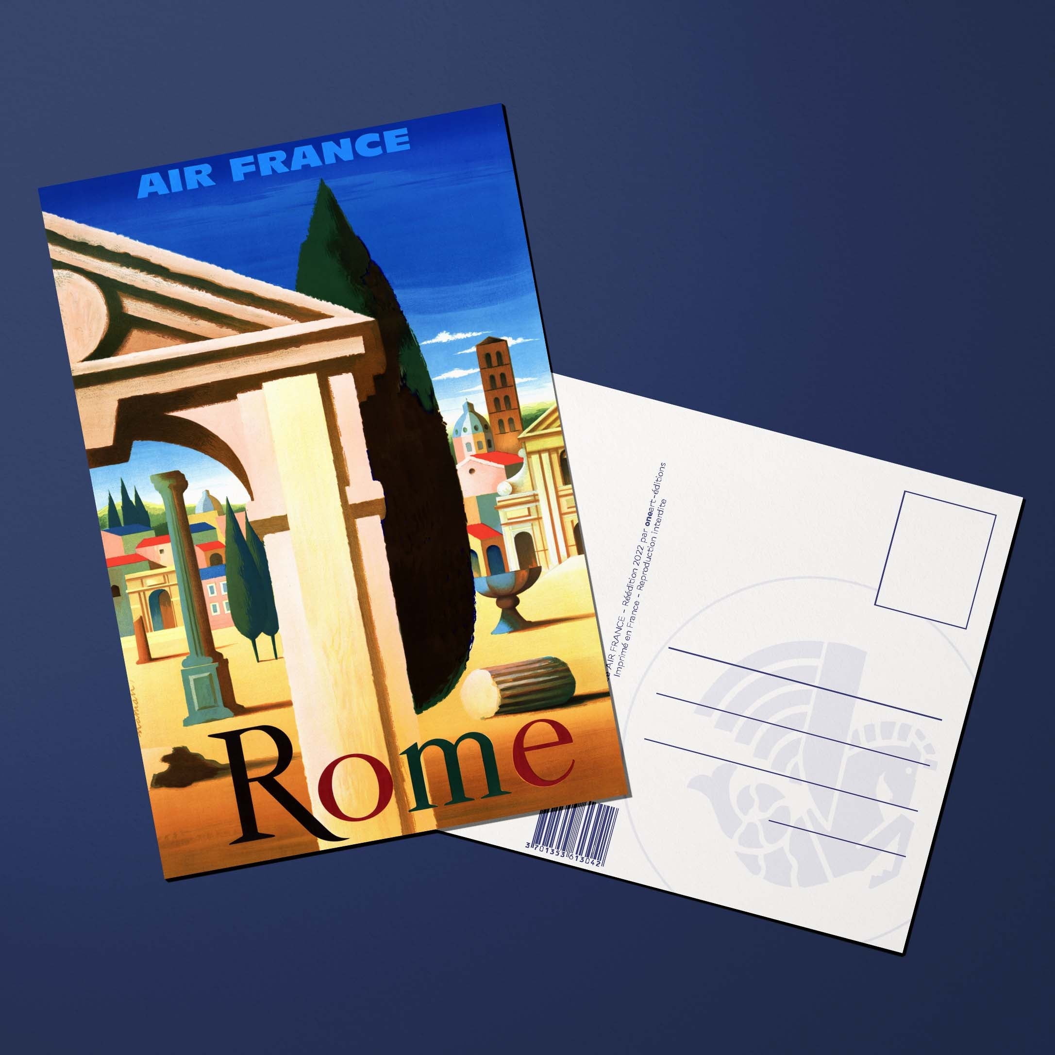Carte postale Air France Legend Rome, ruines antiques