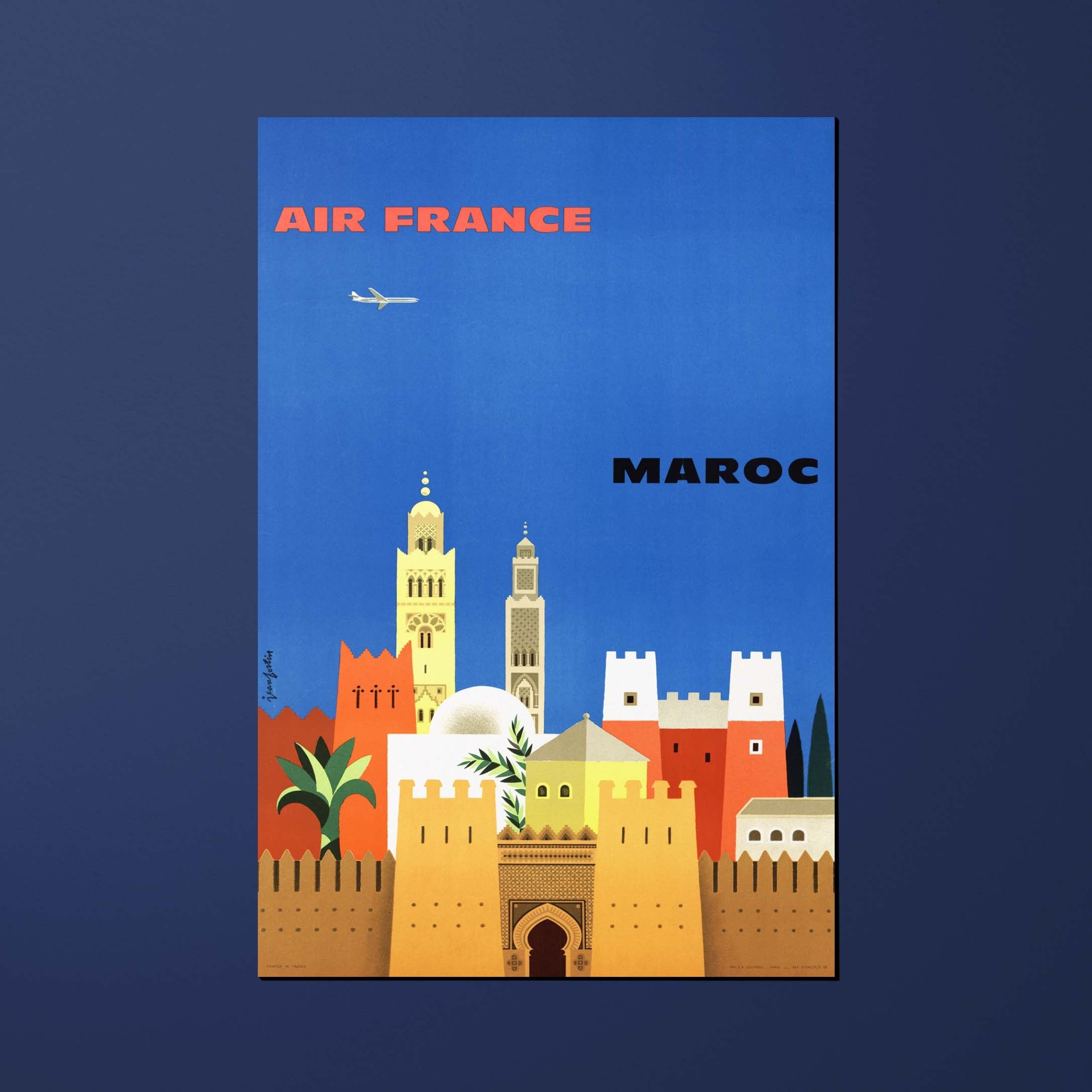 Carte postale Air France Legend Maroc, Marrakech
