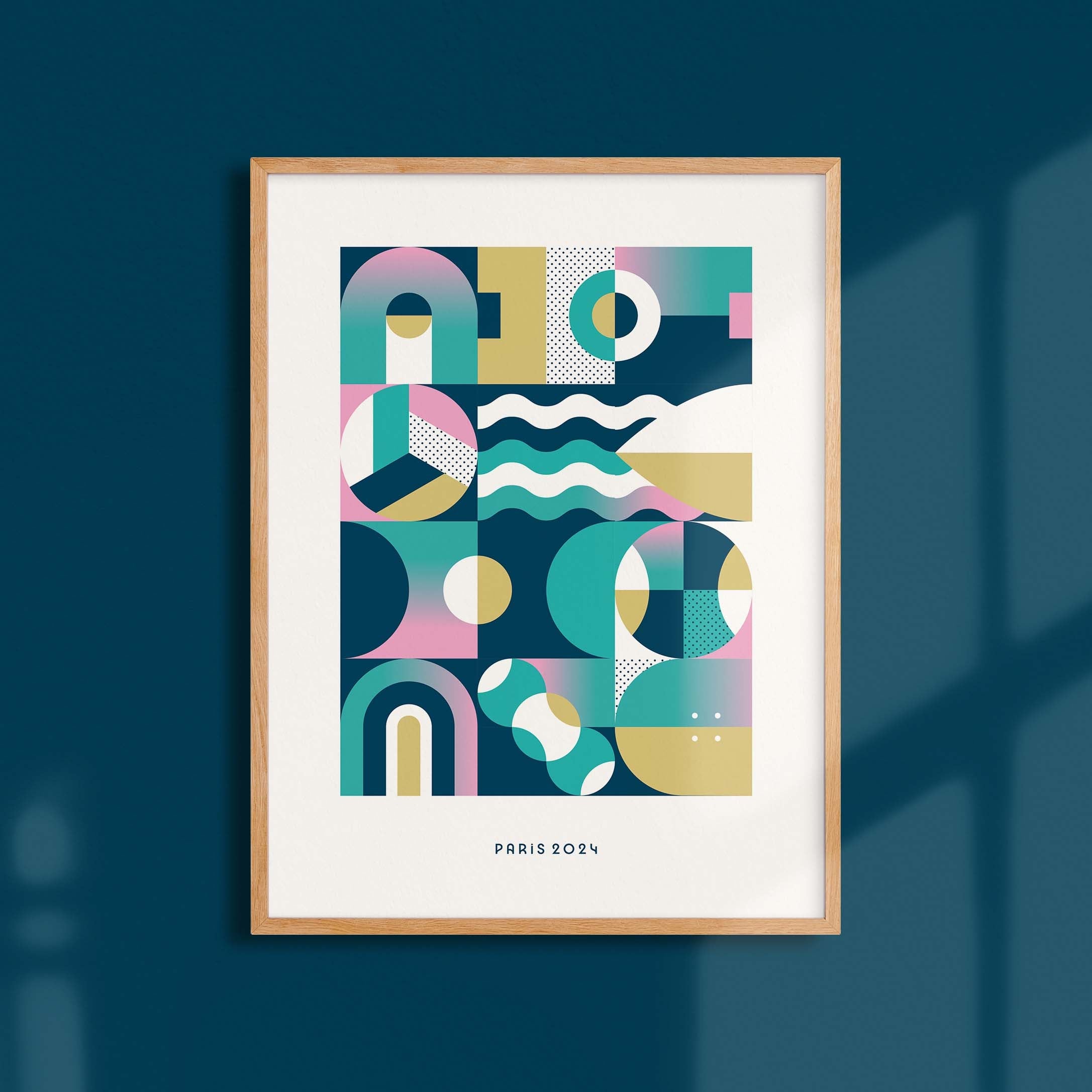 Affiche Jeux Olympiques Paris 2024 Sports, ceramic-oneart.fr