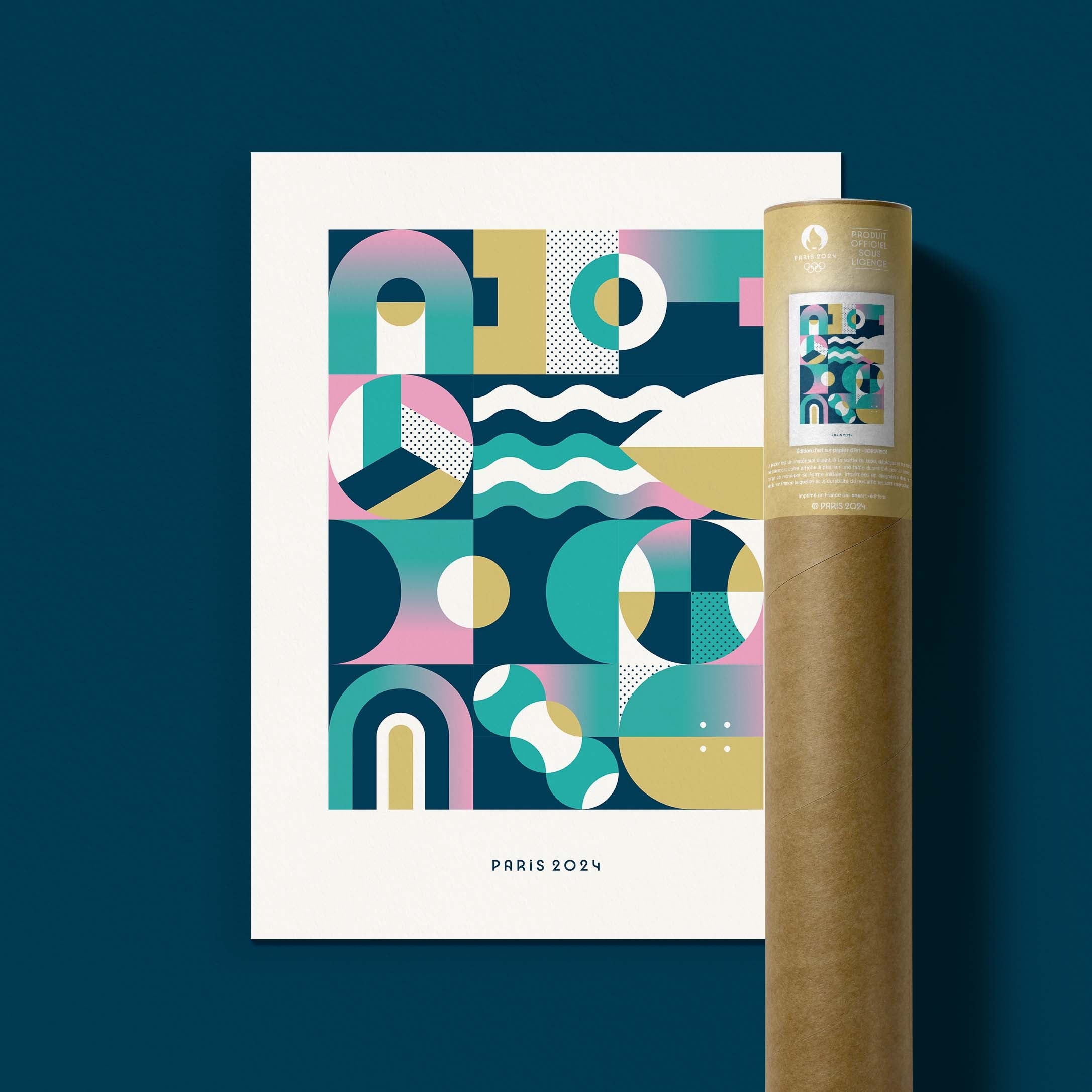 Affiche Jeux Olympiques Paris 2024 Sports, ceramic-oneart.fr