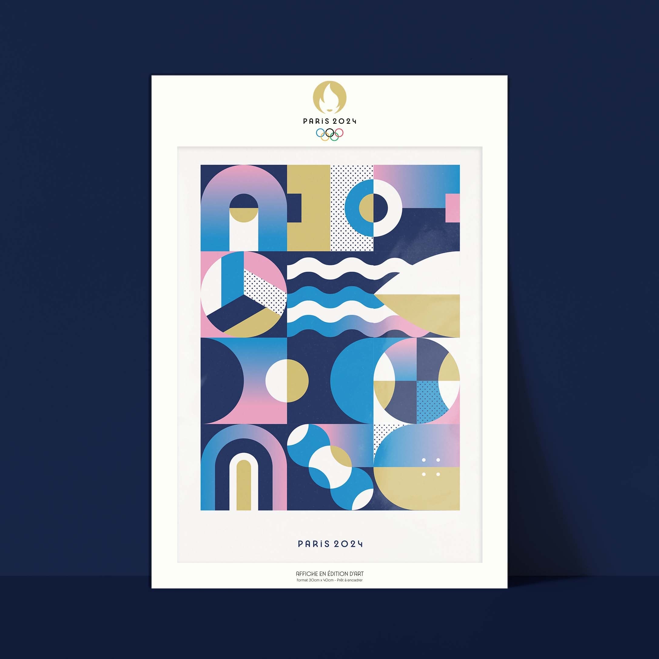 Affiche Jeux Olympiques Paris 2024 Sports, blithe-oneart.fr
