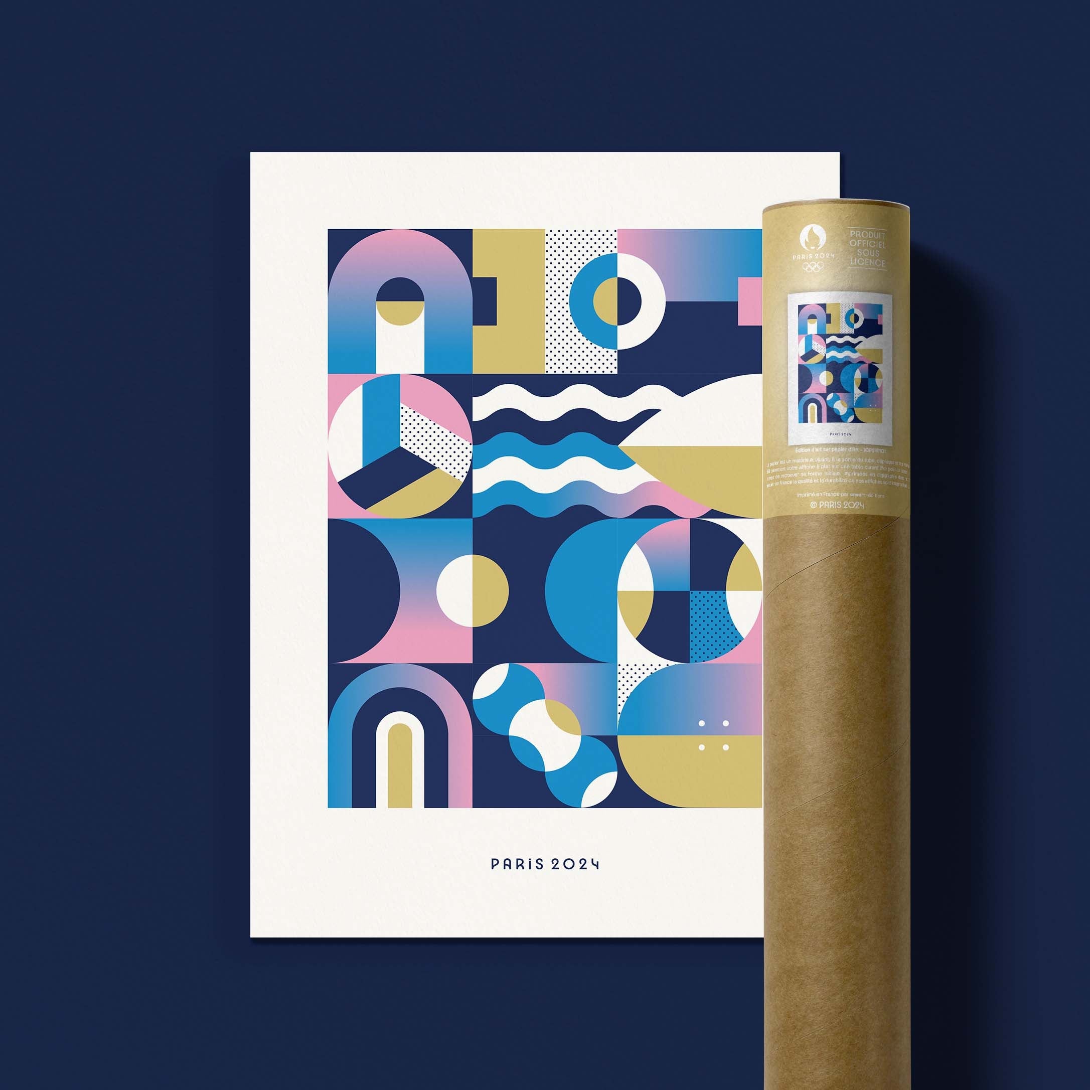 Affiche Jeux Olympiques Paris 2024 Sports, blithe-oneart.fr