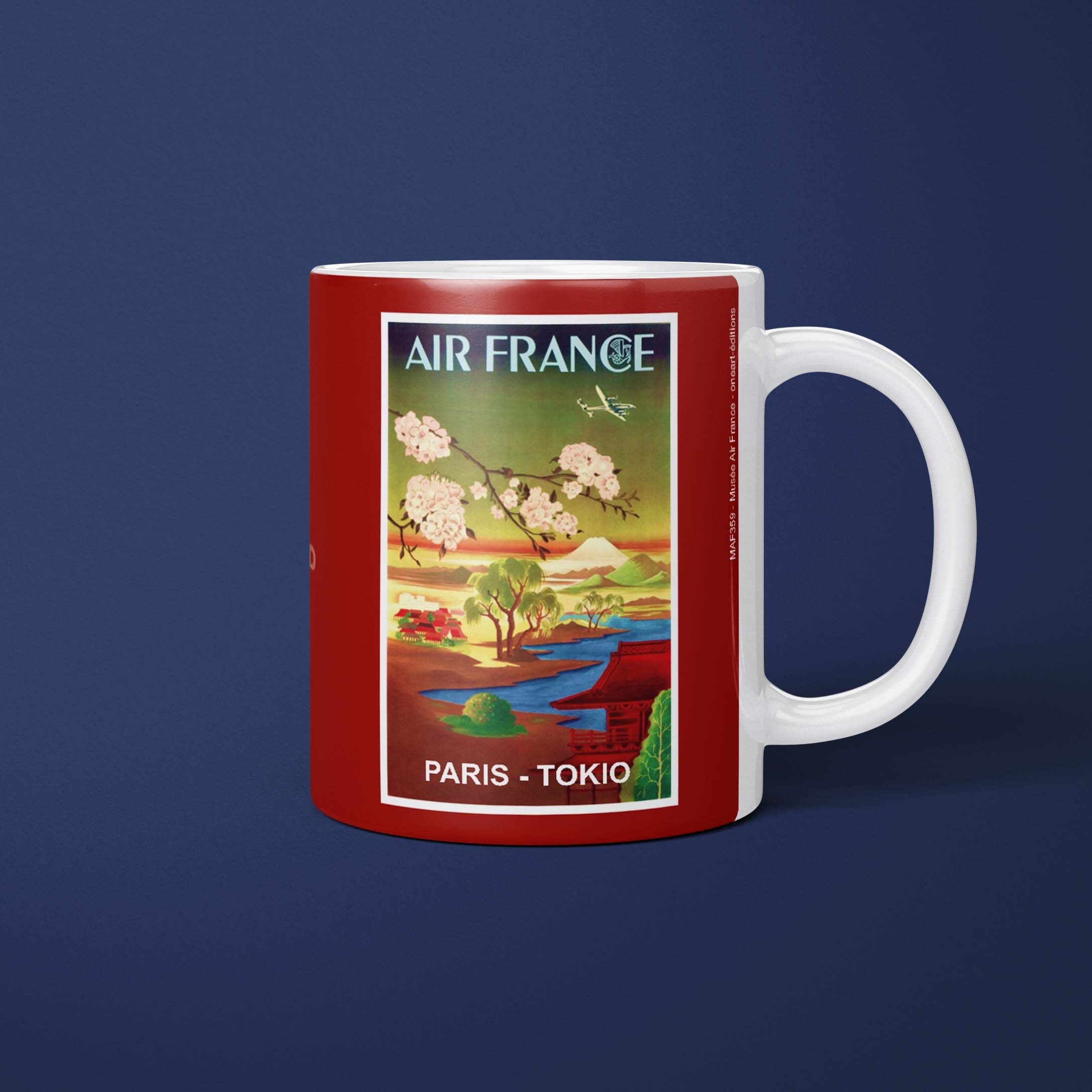 Tazza Air France Legend Parigi - Tokyo, fiori di ciliegio