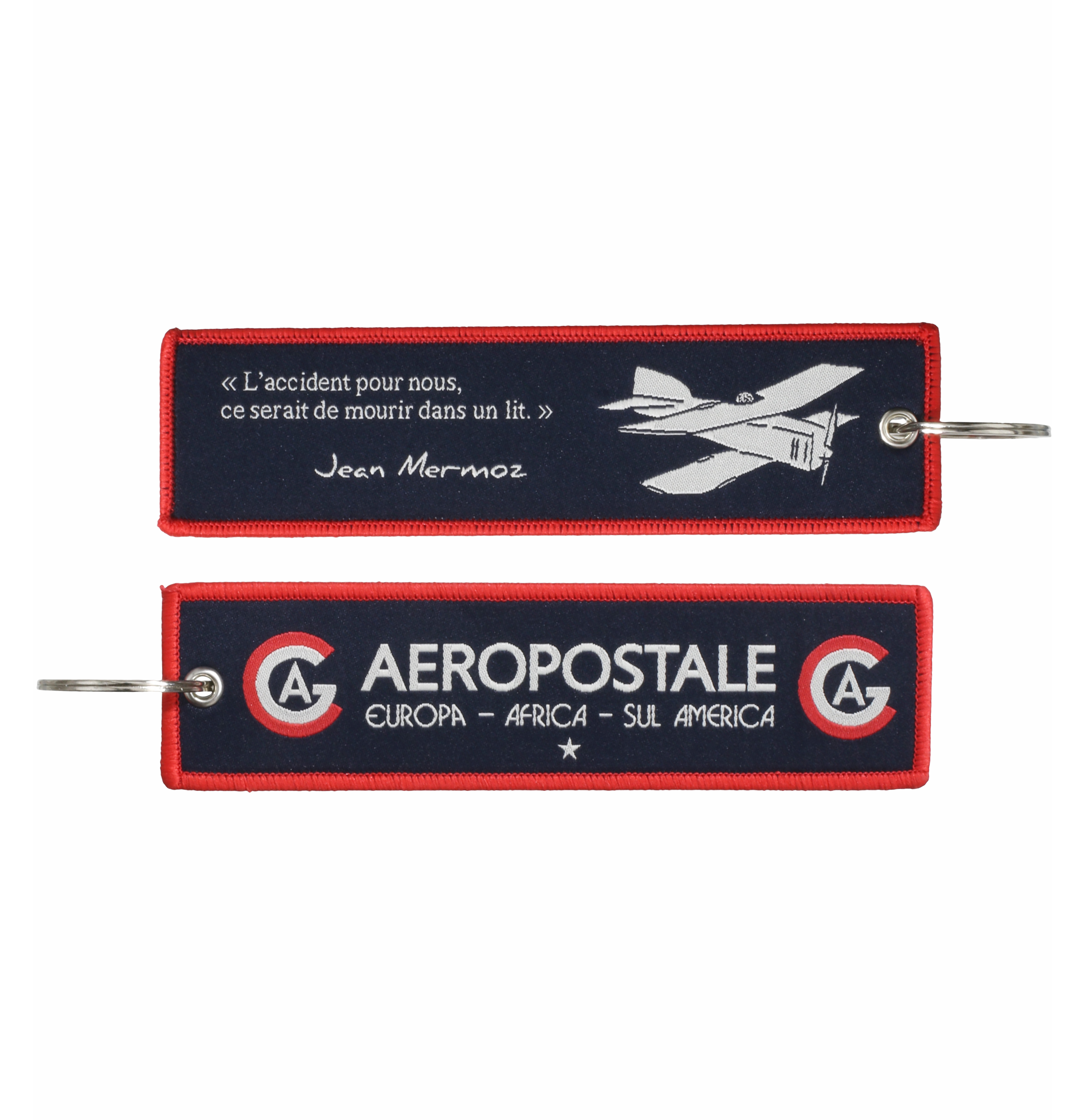 Portachiavi con fiamma Air France Legend Aéropostale Mermoz, l'incidente...
