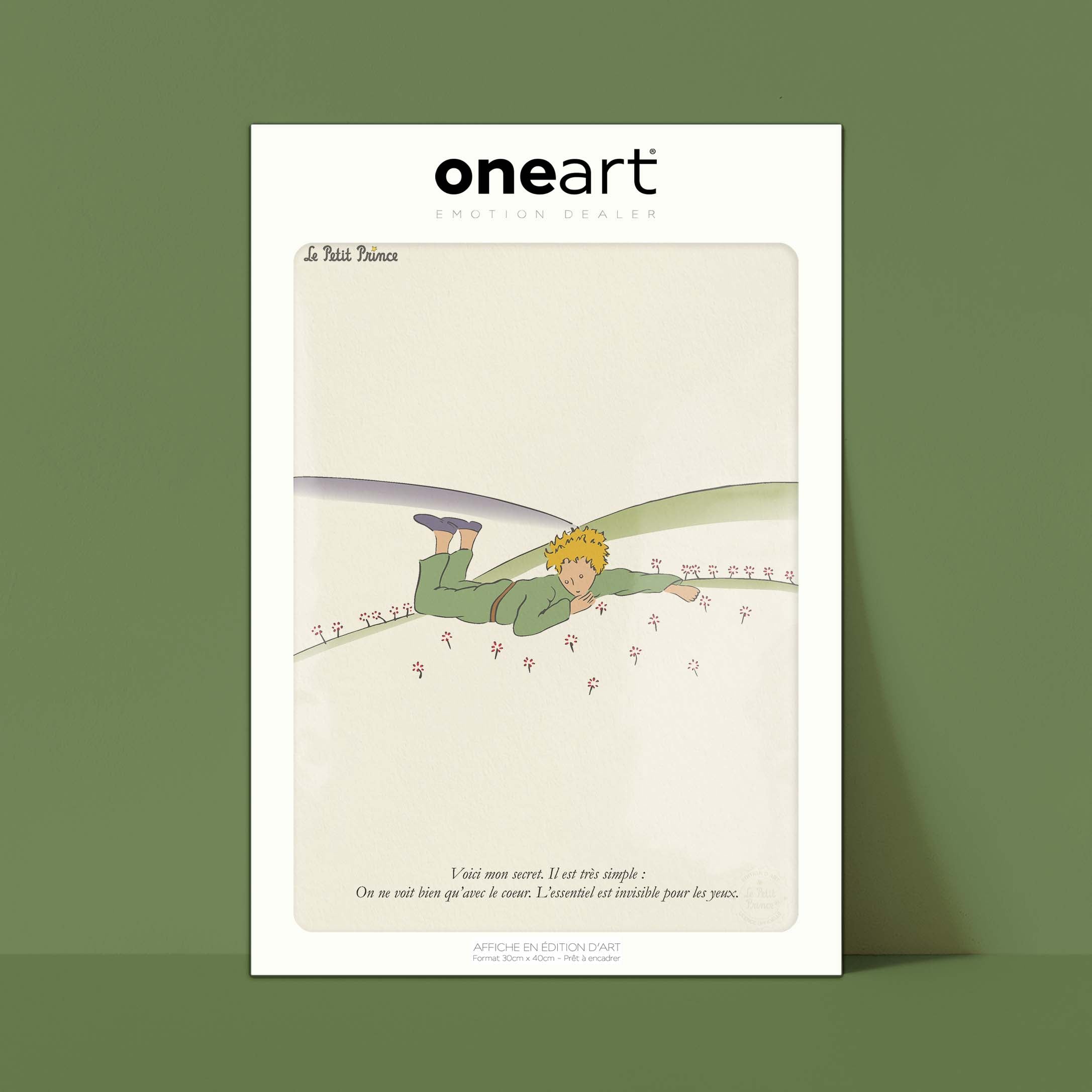 Affiche "Les Imparfaits" Le petit prince - Secret, fleurs