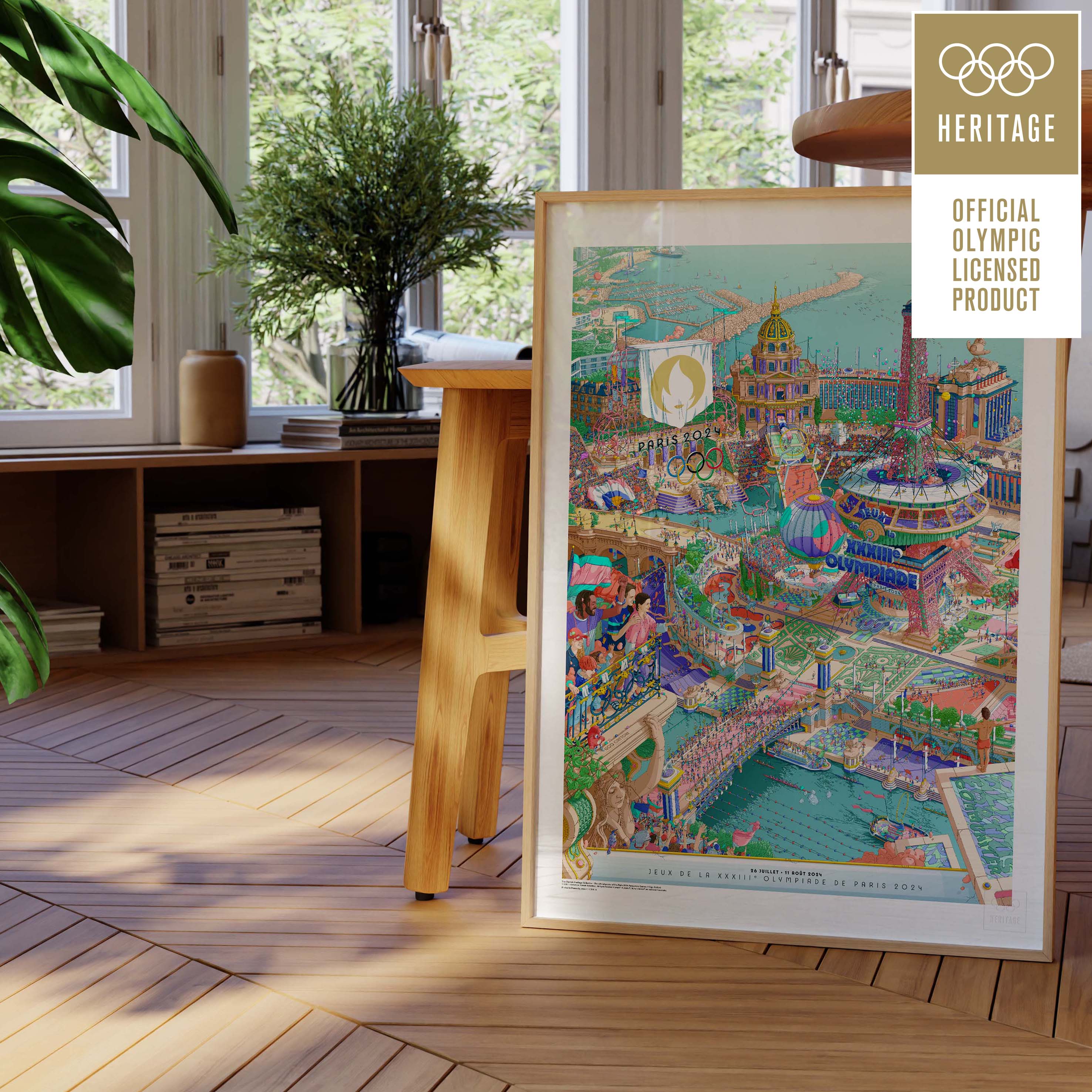 Affiche Héritage L'affiche officielle des Jeux Olympiques de Paris 202
