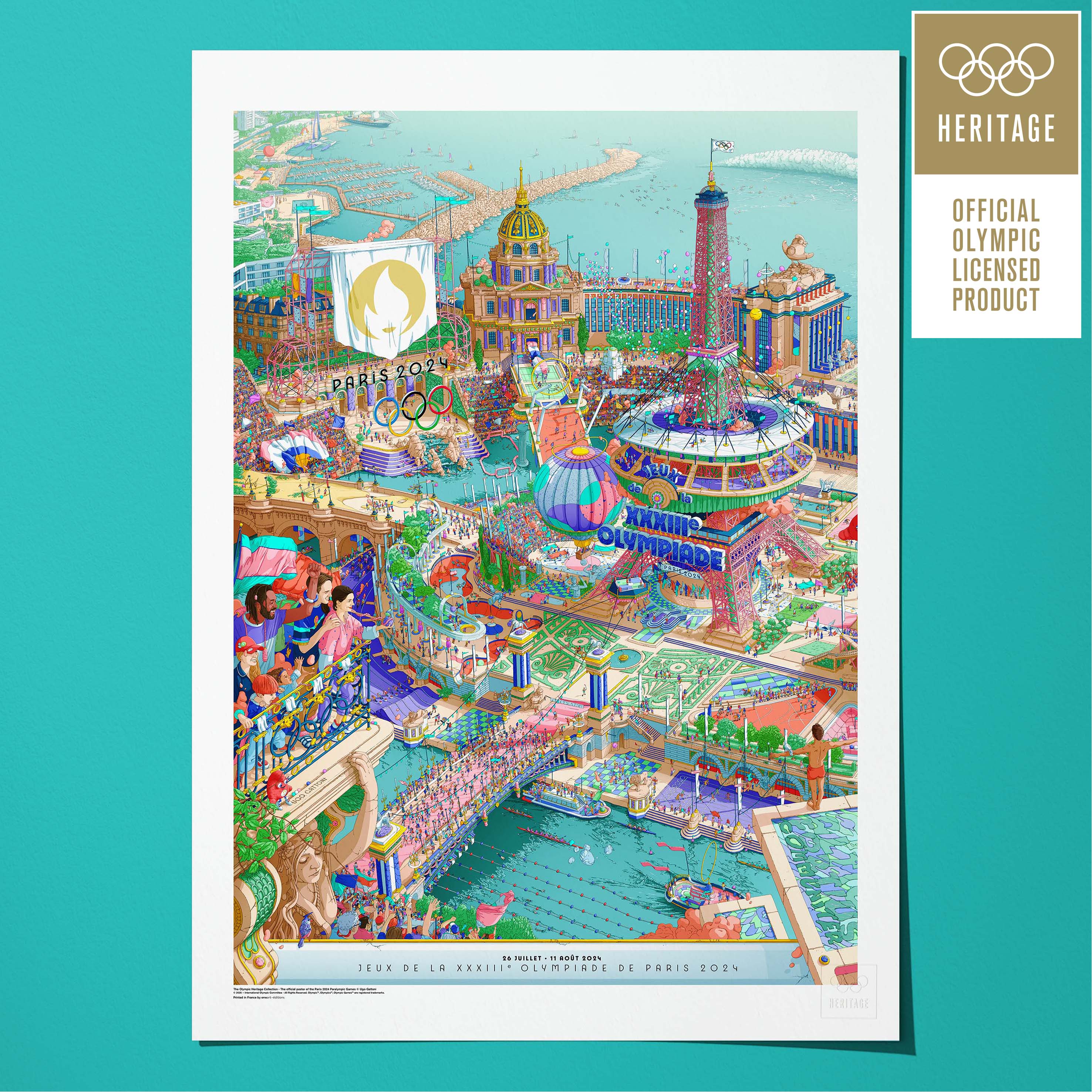 Affiche Héritage L’affiche officielle des Jeux Olympiques de Paris 2024