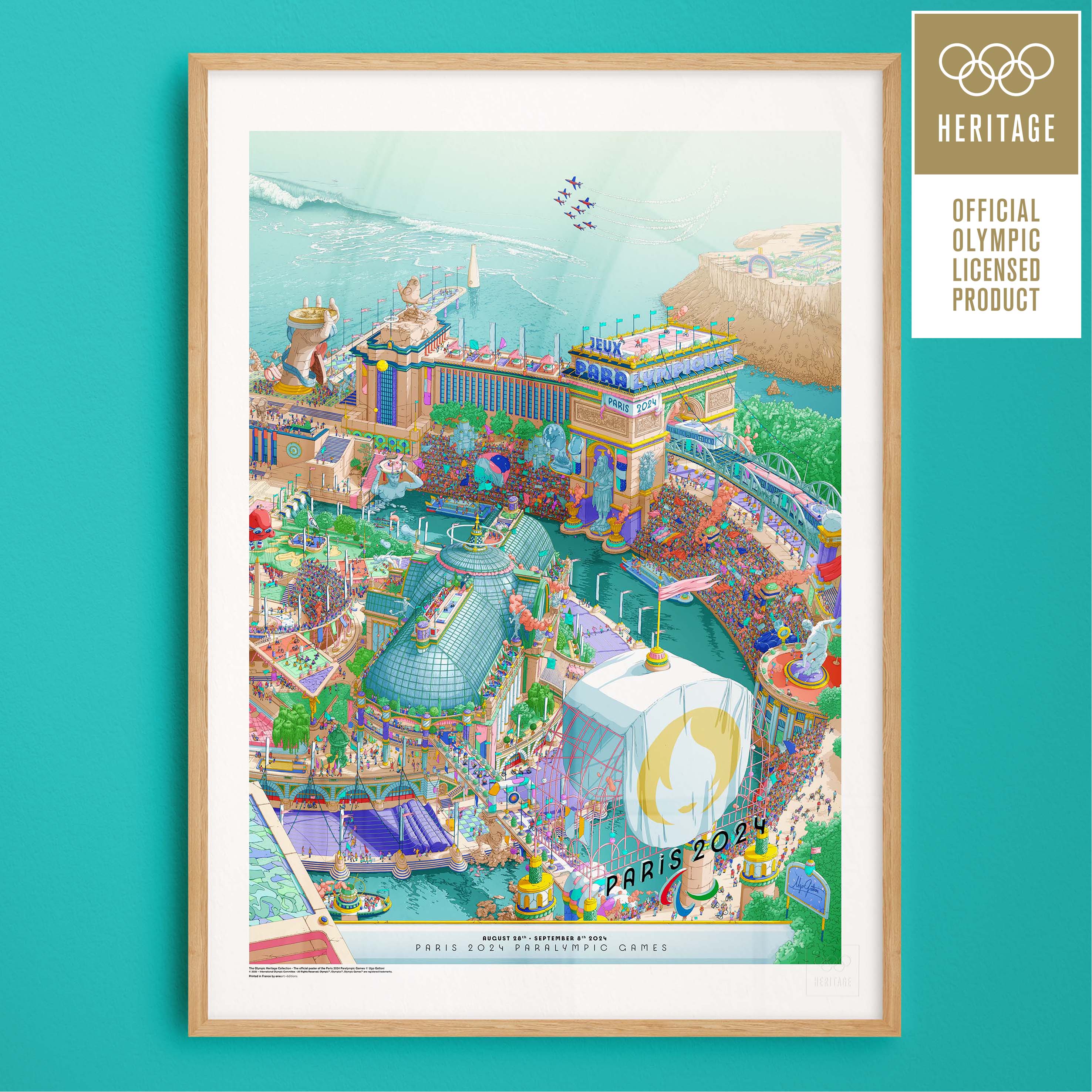 Affiche Héritage L’affiche officielle des Jeux Paralympiques de Paris 2024