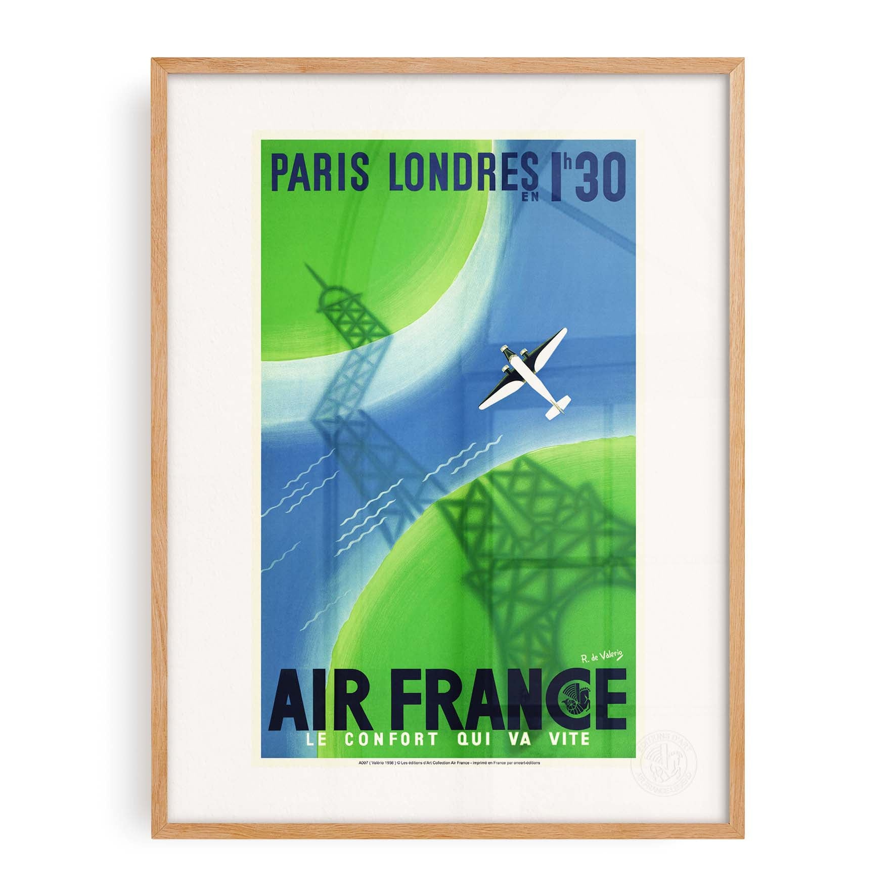 Air France poster - Paris London