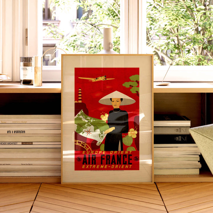 Affiche Air France - Europe Orient