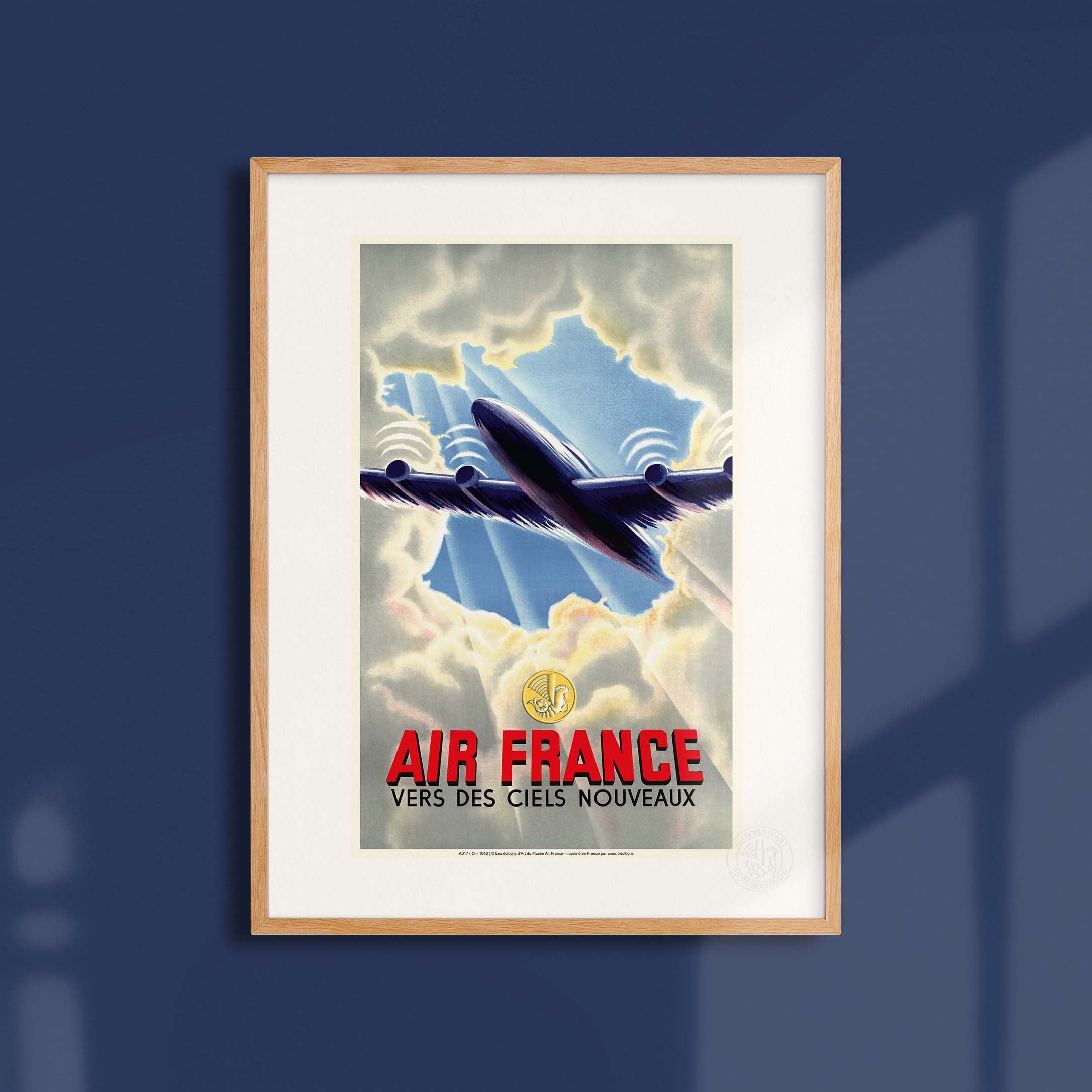 Affiche Air France - Vers des ciels nouveaux