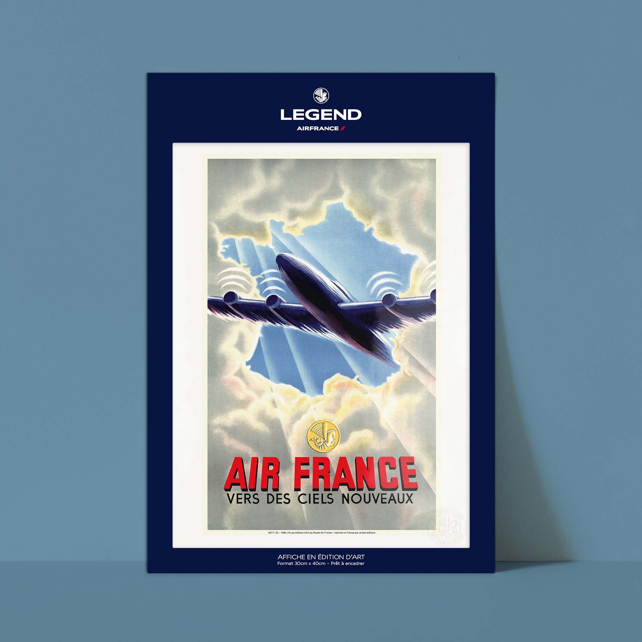 Air France poster - Towards new skies