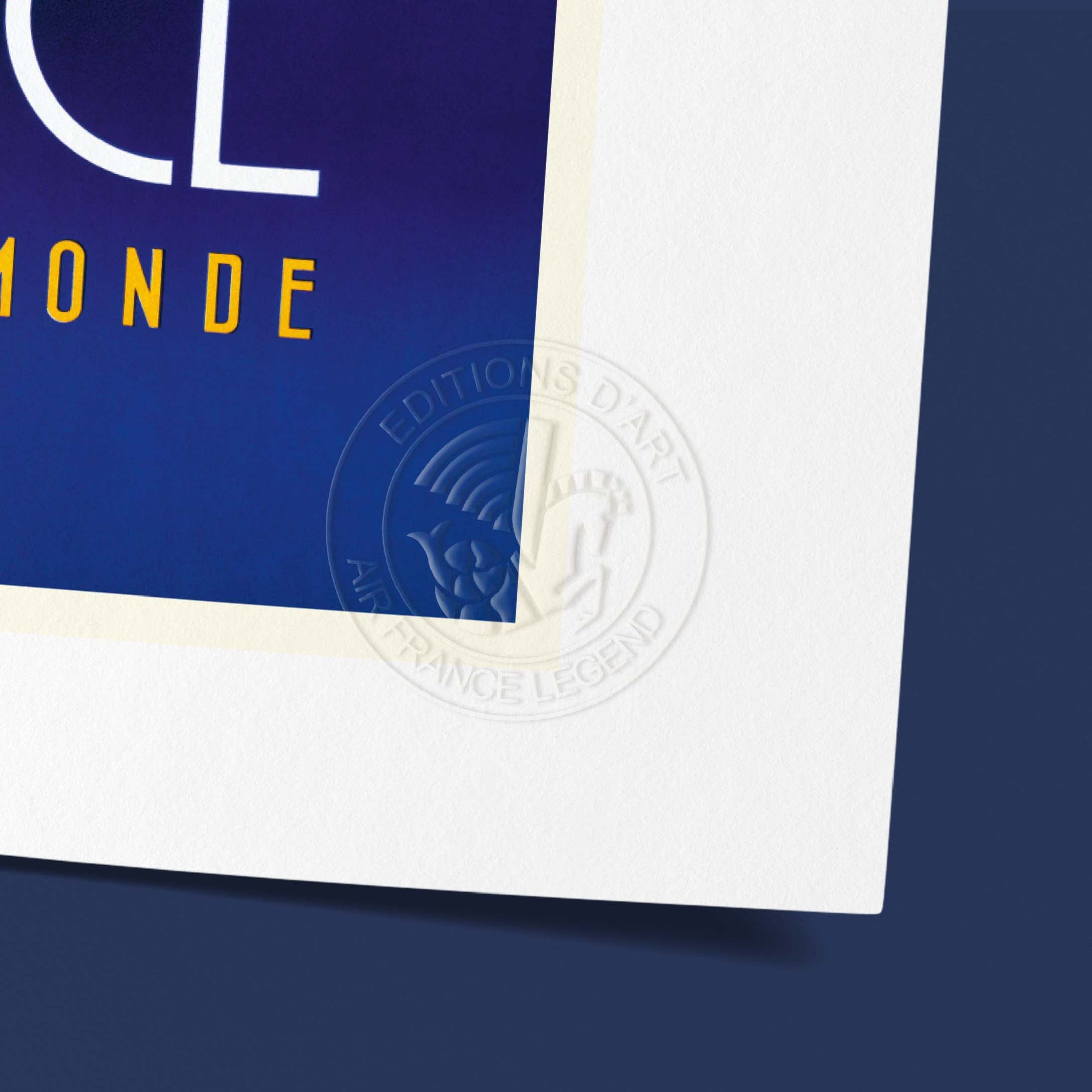 Air France poster - Air France shines around the world