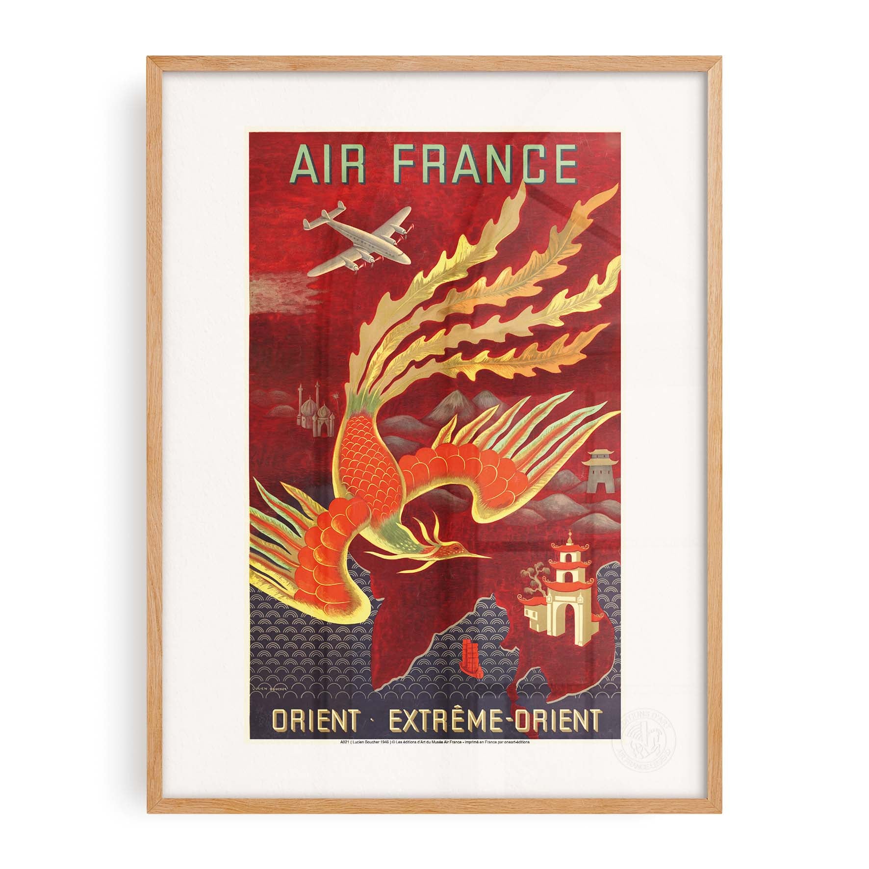 Air France poster - Orient Far East