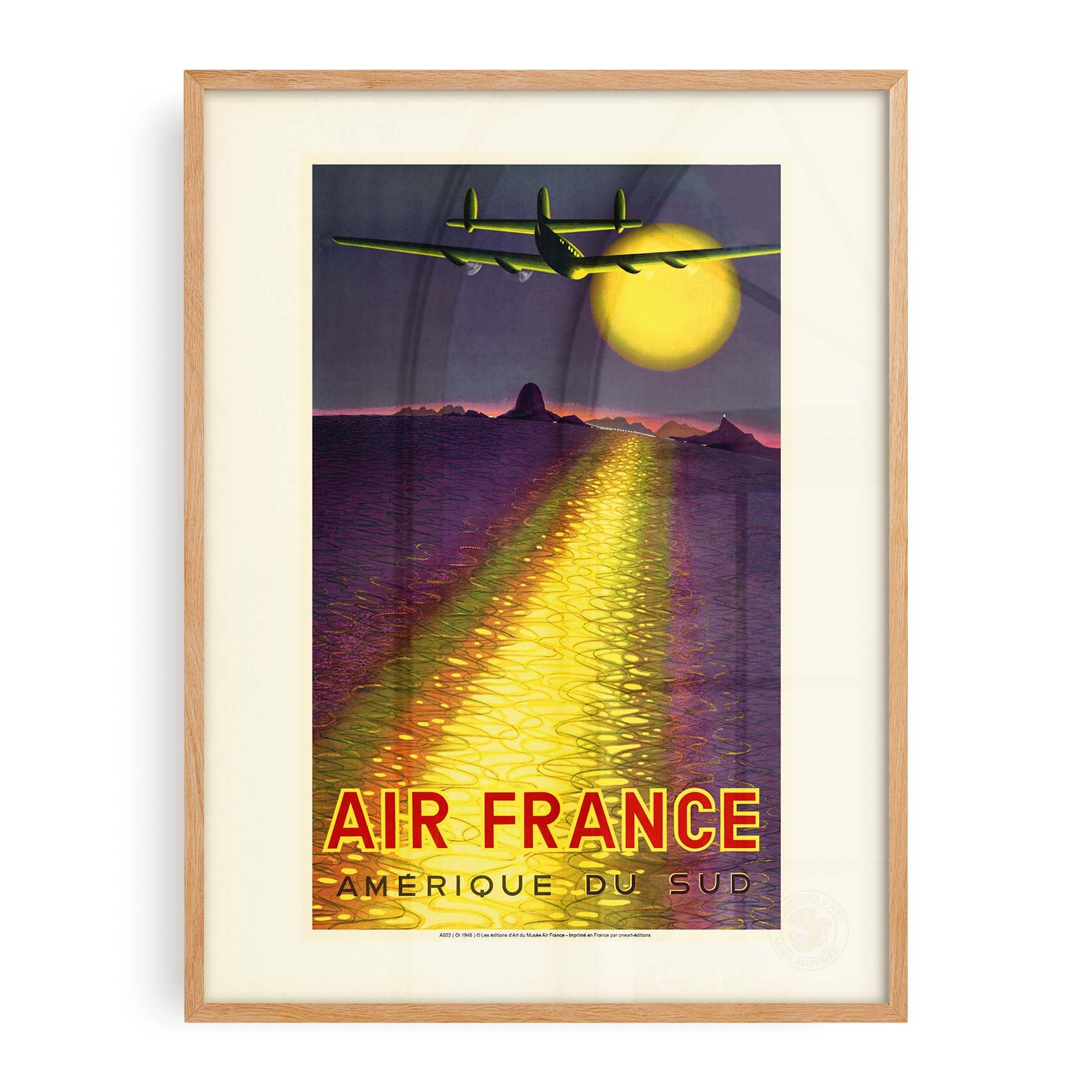 Affiche Air France - Amerique du Sud-oneart.fr