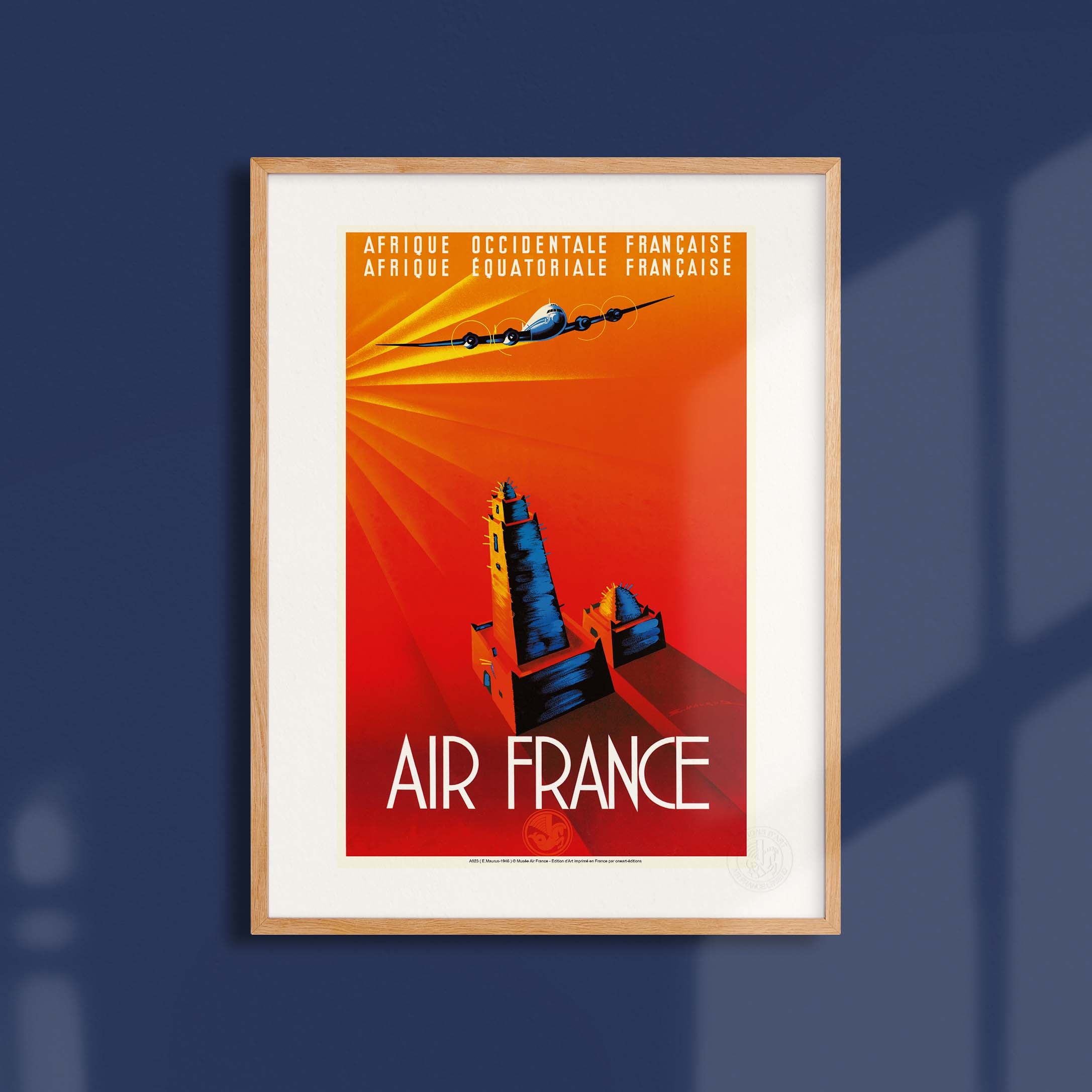 Air France Poster - French West Africa