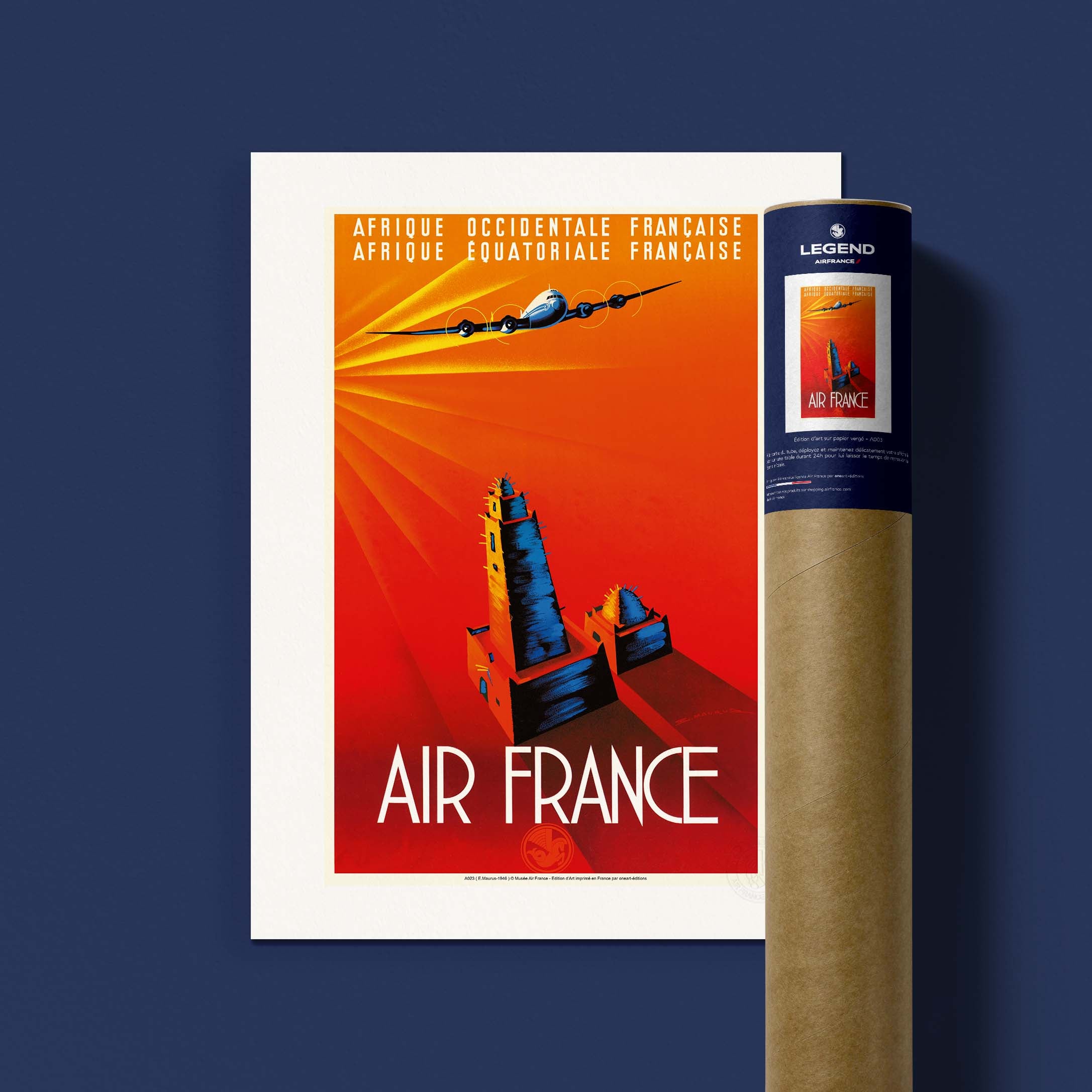 Air France Poster - French West Africa