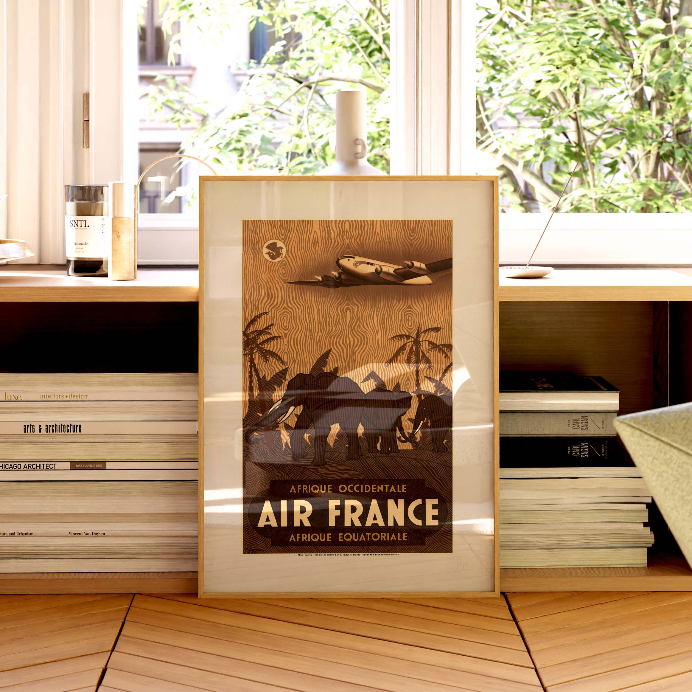 Air France poster - West Africa / Equatorial