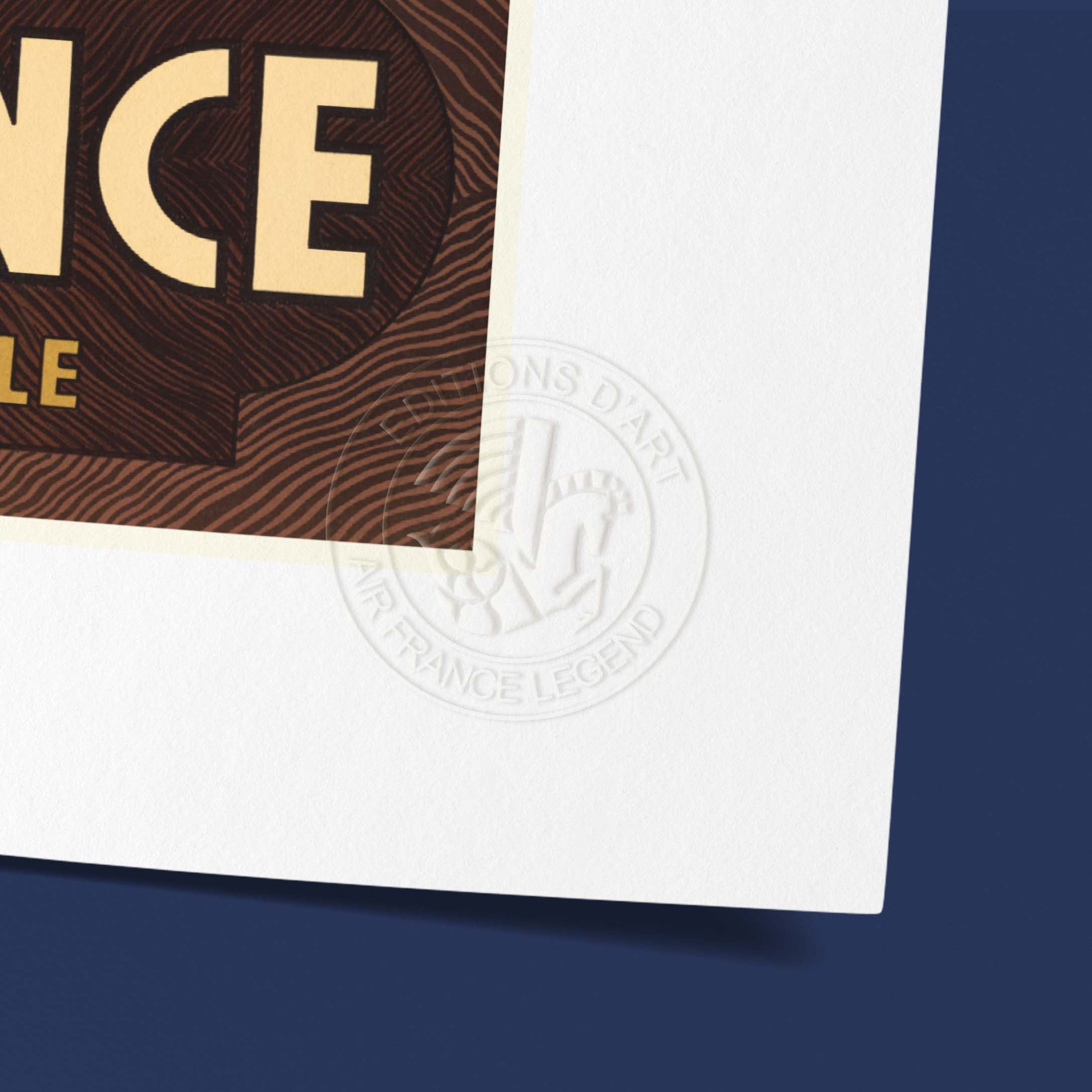 Affiche Air France - Afrique occidentale / Equatoriale