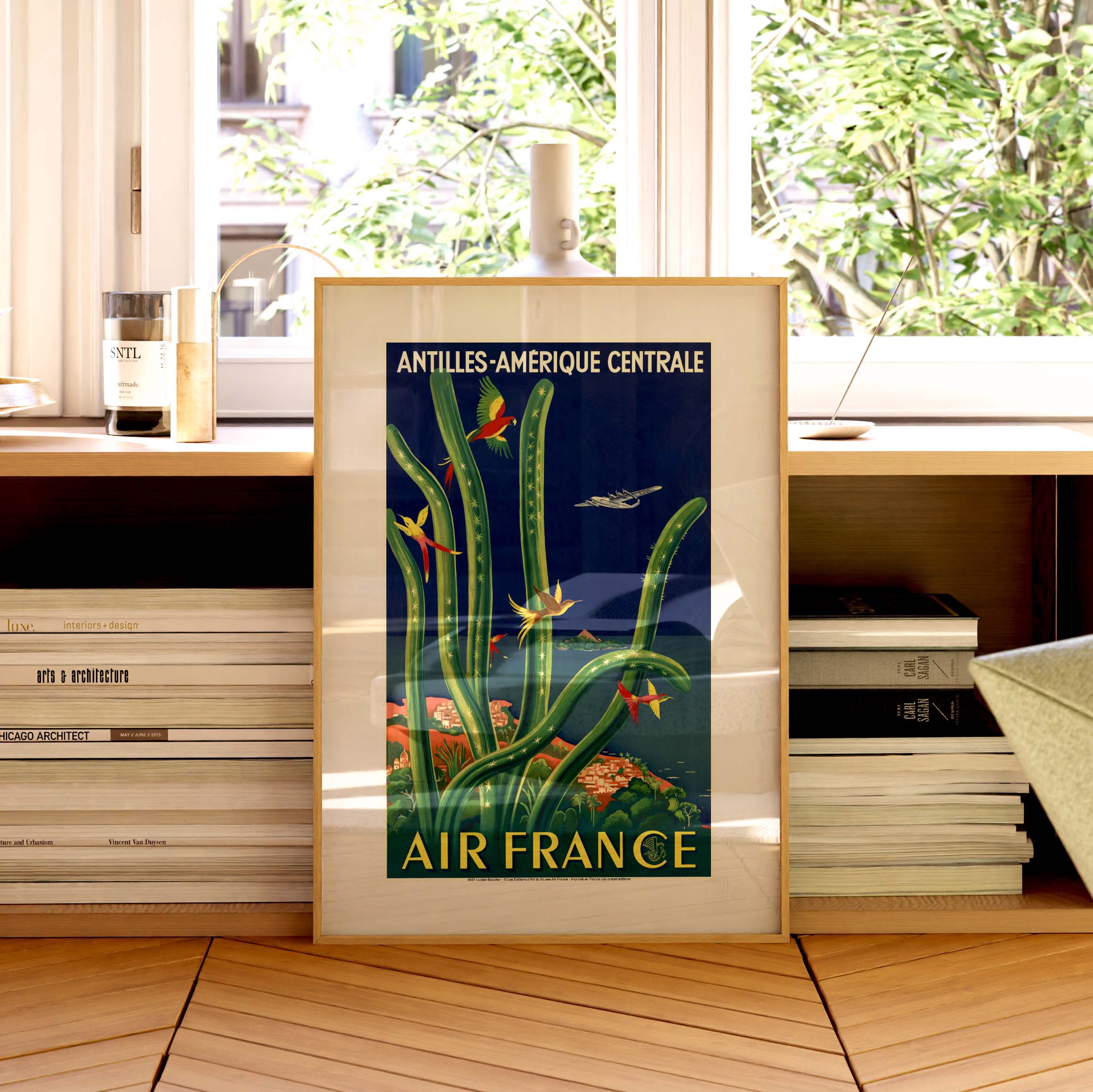 Air France Poster - West Indies - Central America