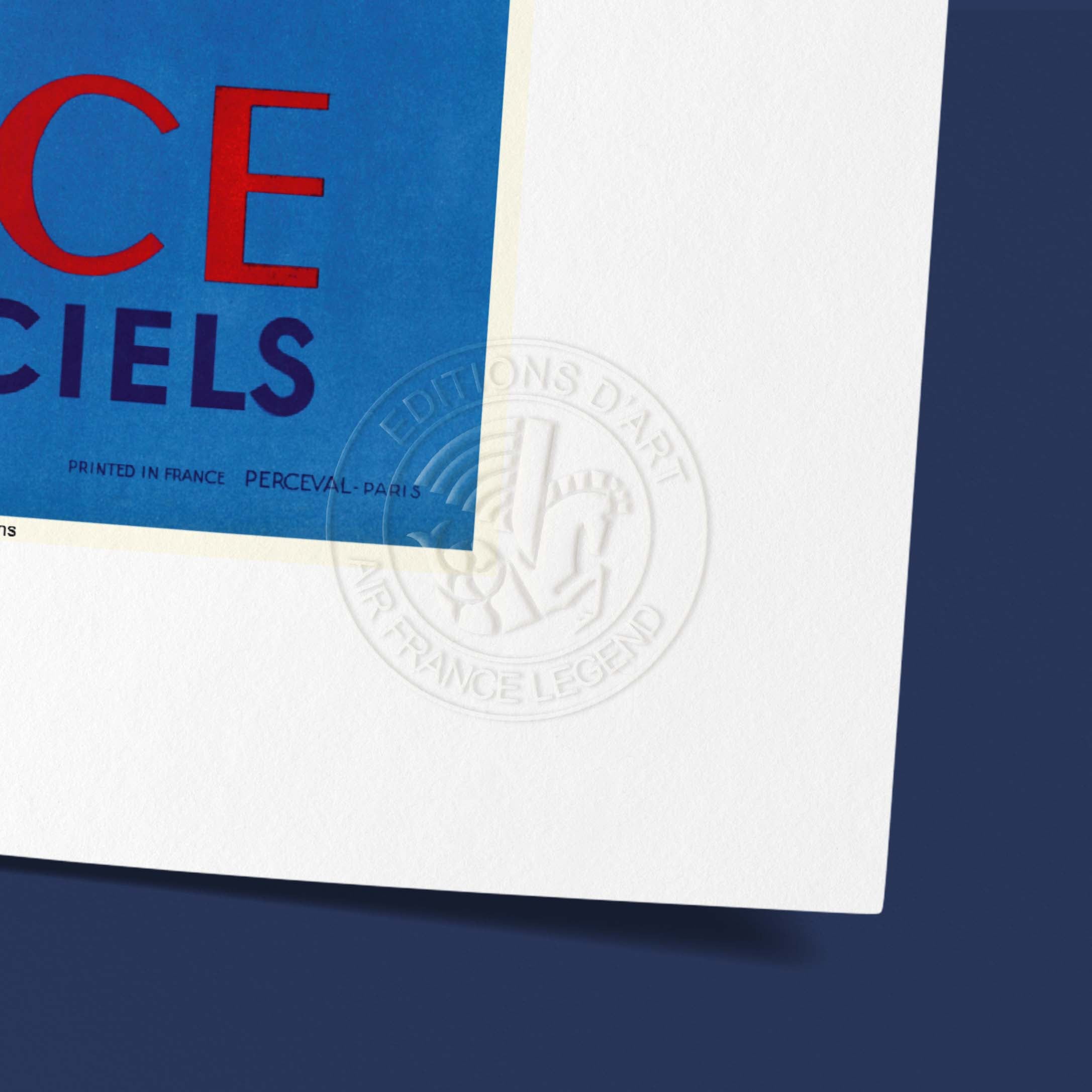 Affiche Air France - Dans tous les ciels Hélice
