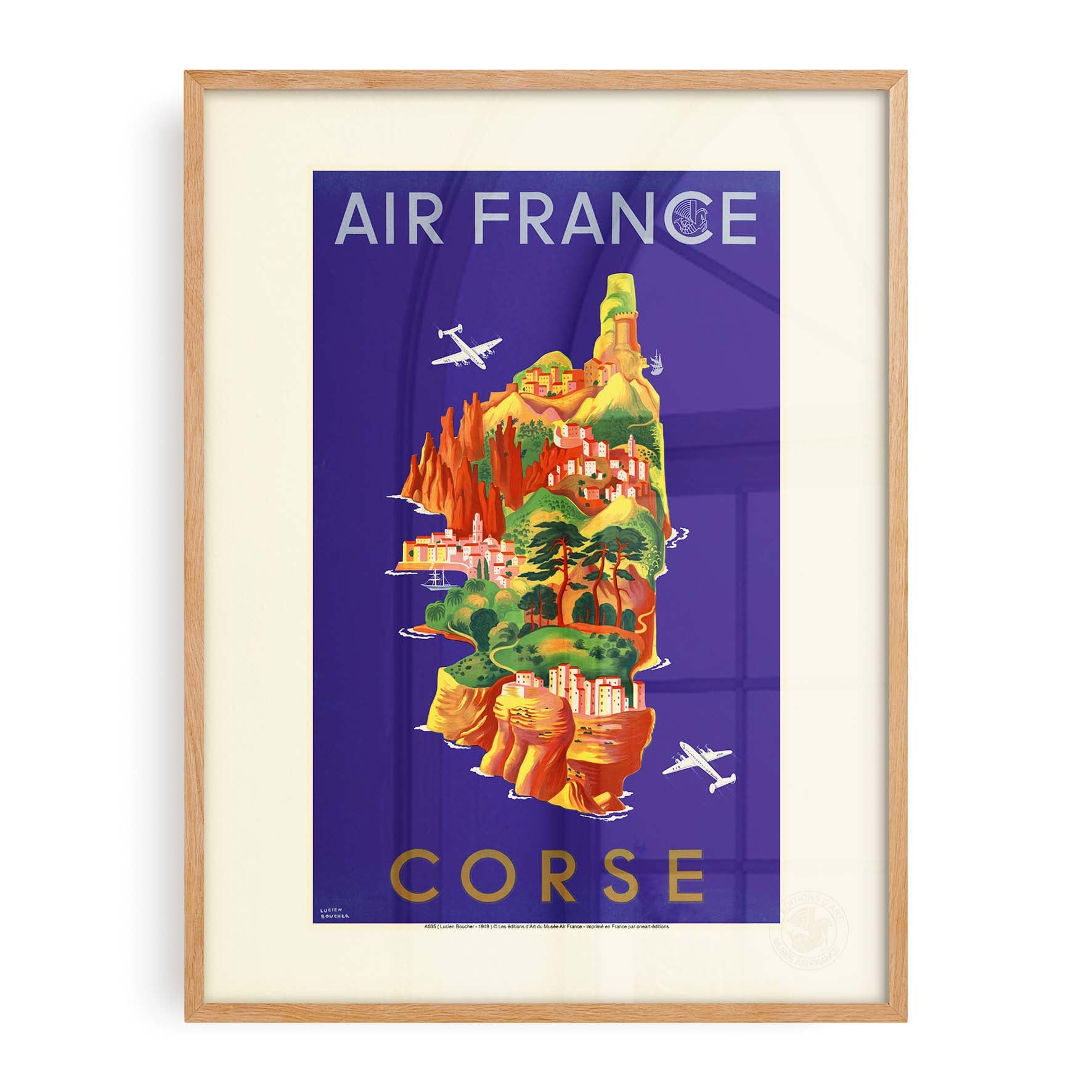 Affiche Air France - Corse-oneart.fr