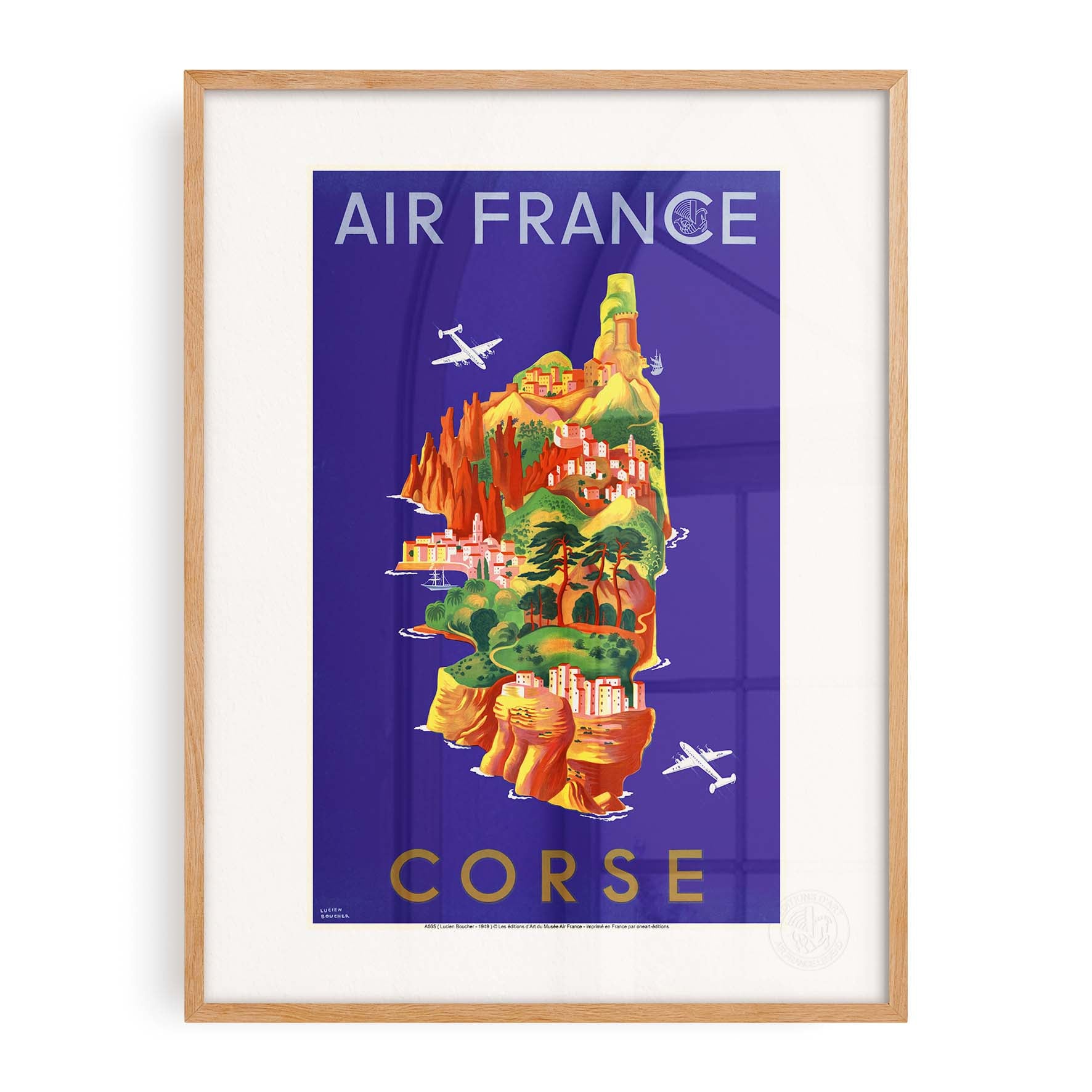 Air France poster - Corsica