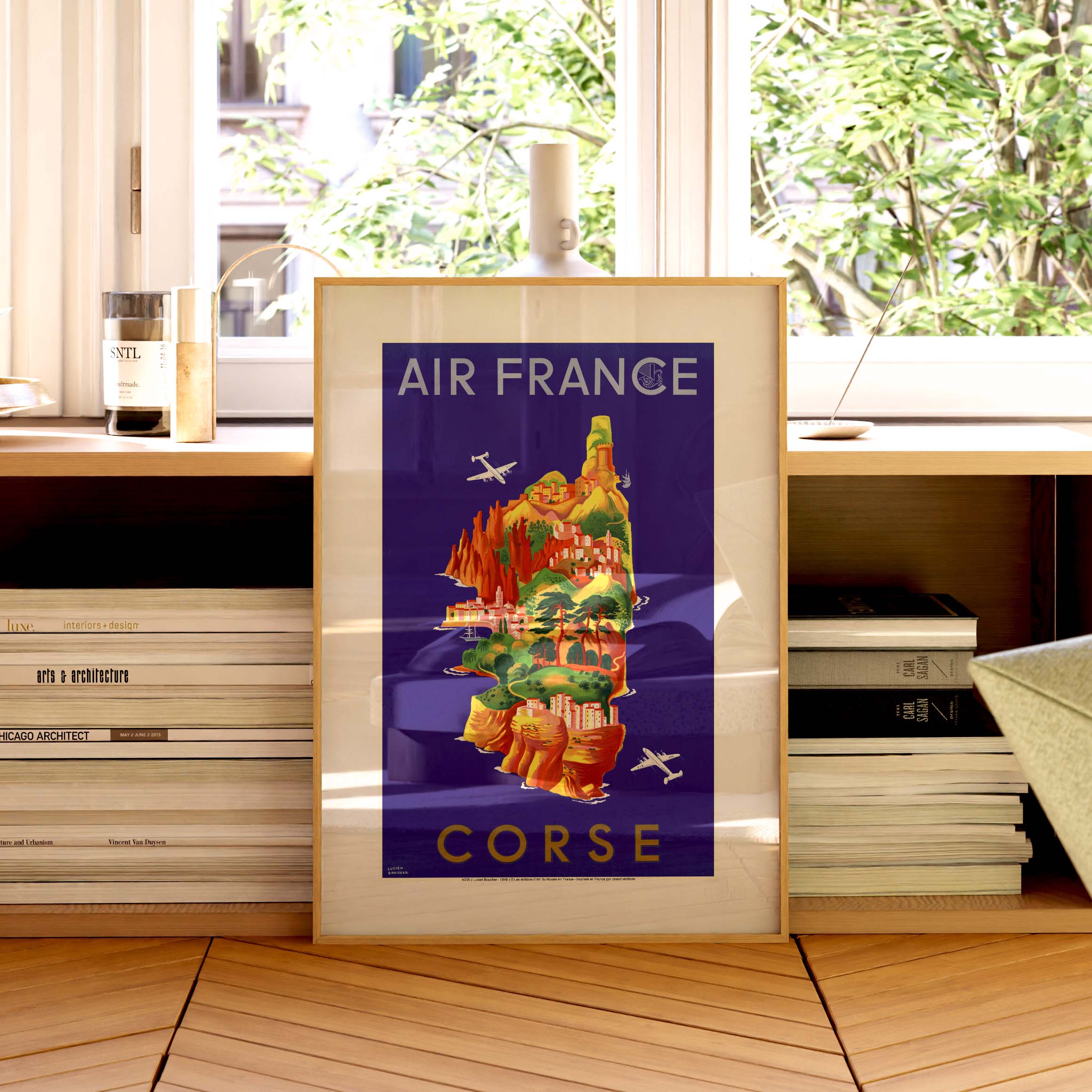 Air France poster - Corsica