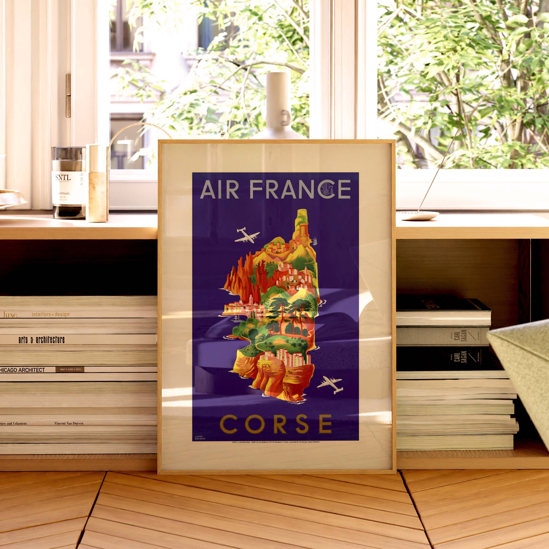 Affiche Air France - Corse-oneart.fr