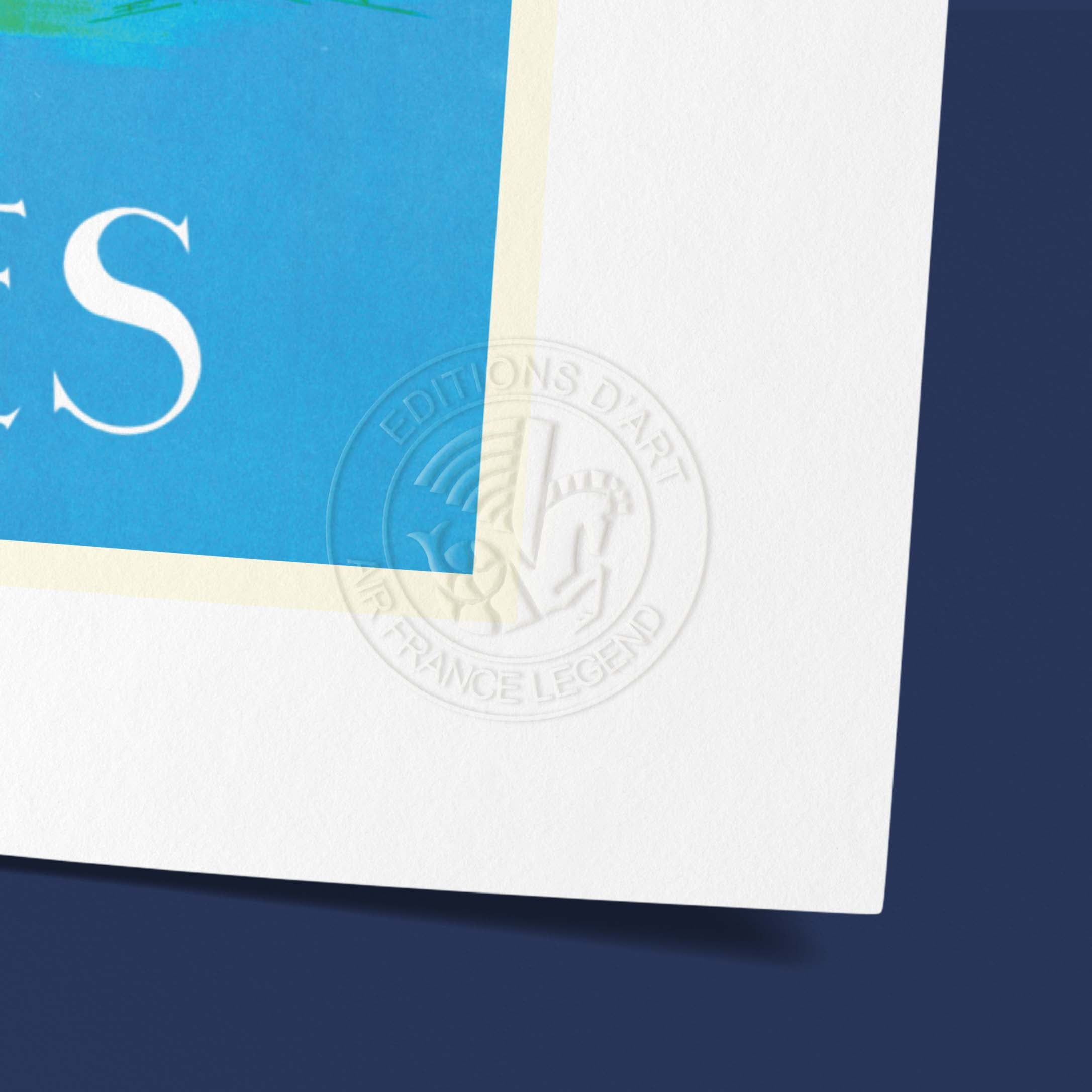 Affiche Air France - Lourdes