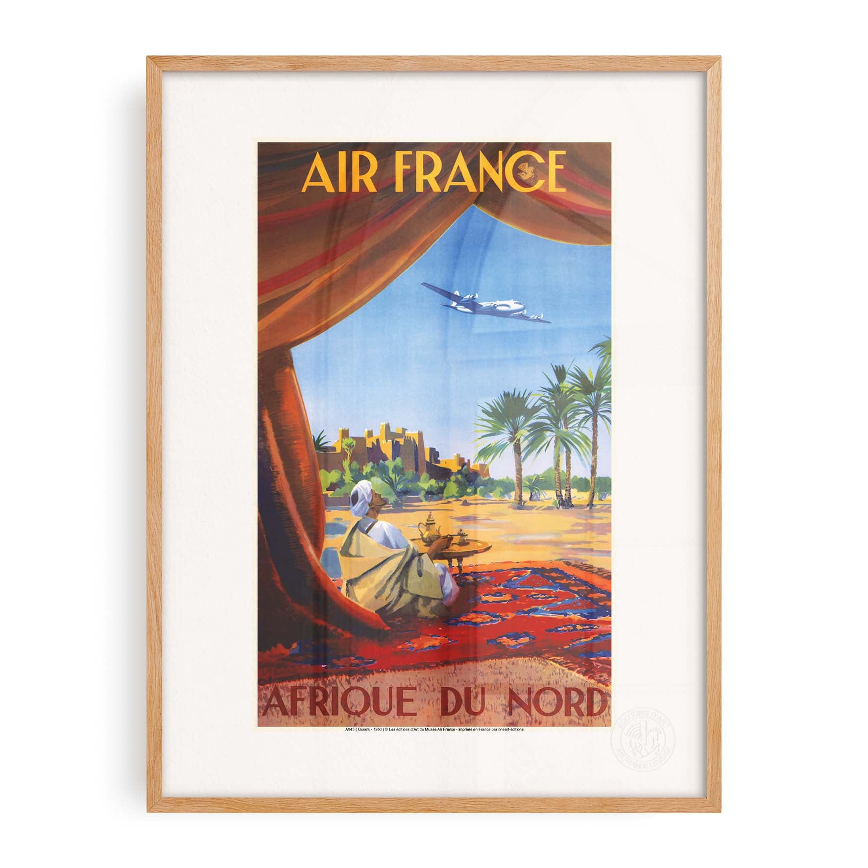 Affiche Air France - Afrique du Nord