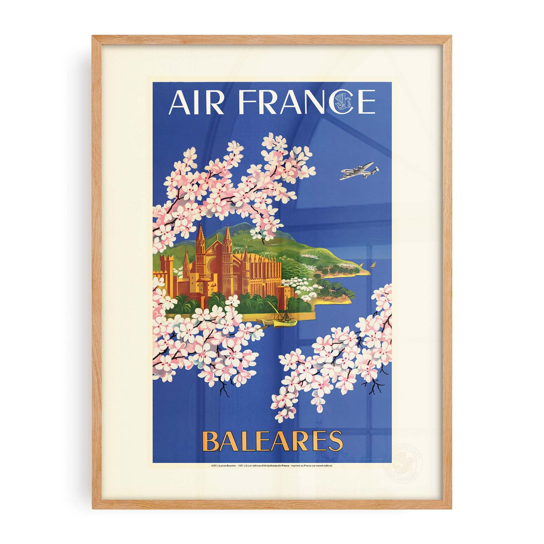 Affiche Air France - Baléares-oneart.fr