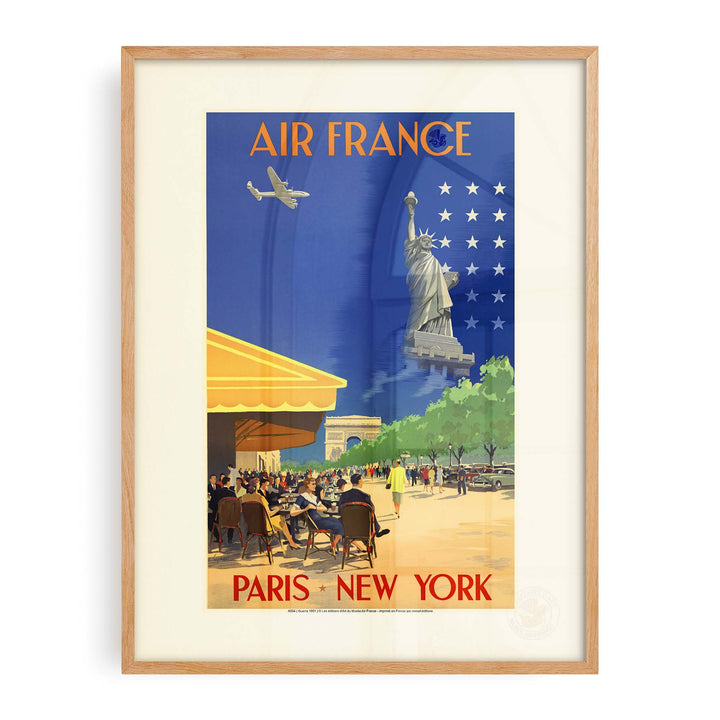 Affiche Air France - Paris New - York