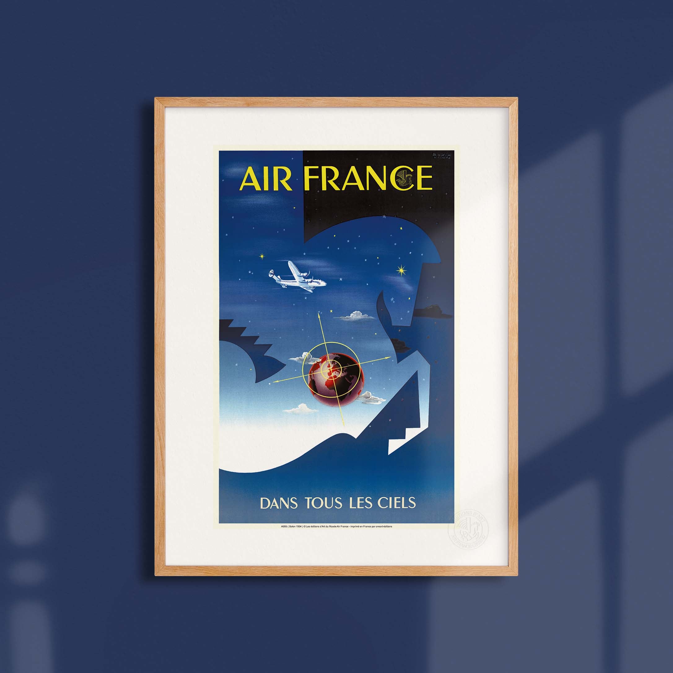 Affiche Air France - Dans tous les ciels