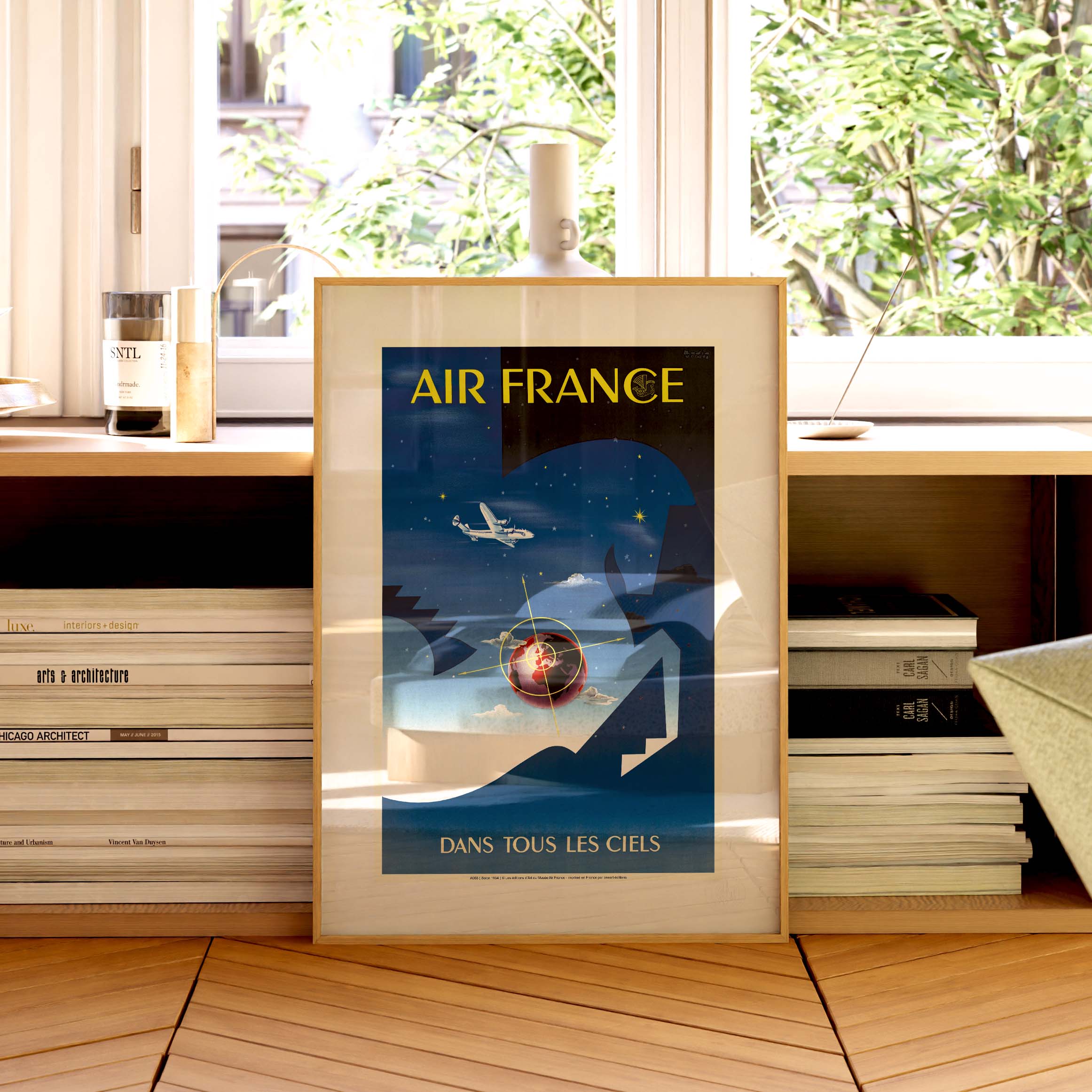 Affiche Air France - Dans tous les ciels