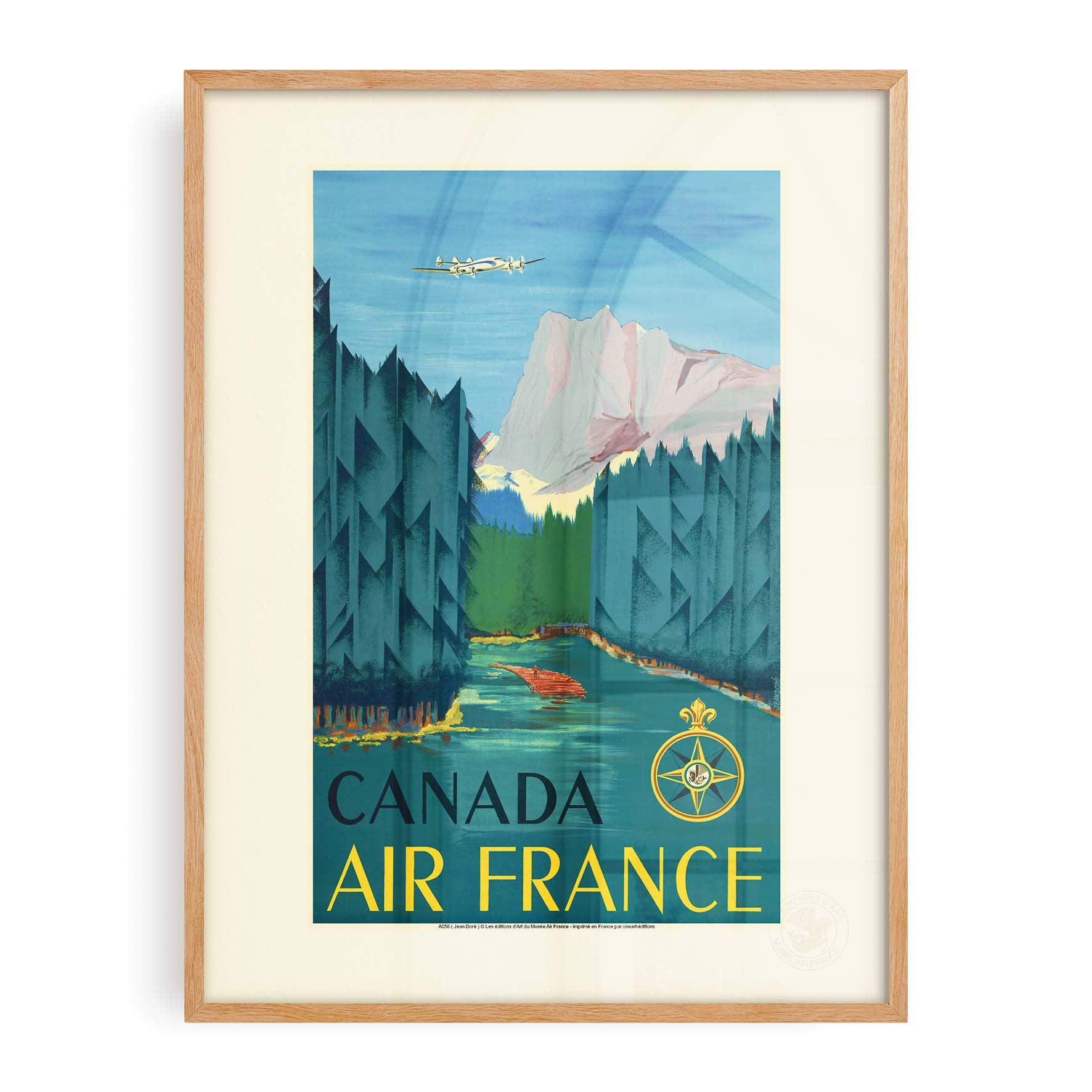 Affiche Air France - Canada-oneart.fr