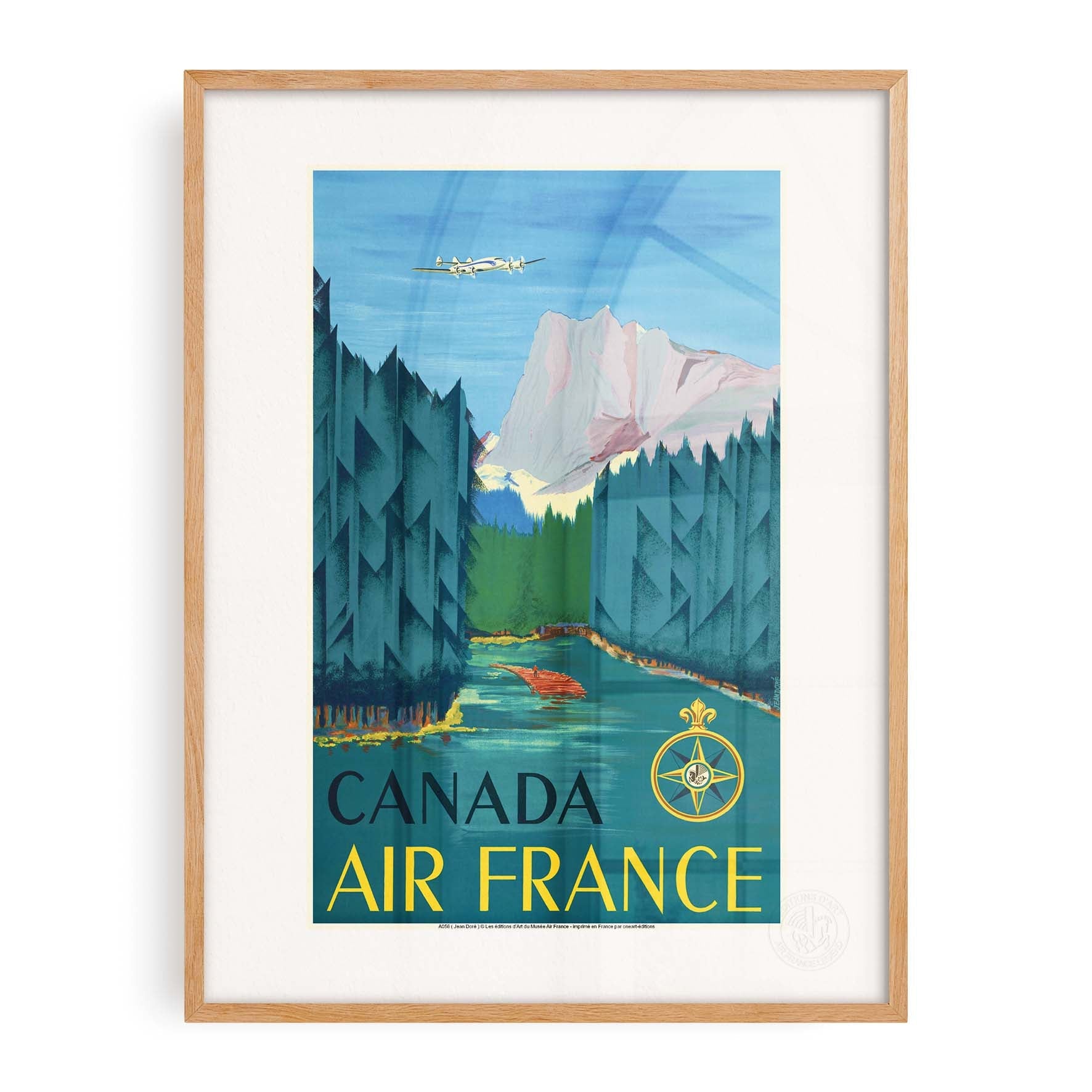 Affiche "Les Imparfaits" Air France - Canada