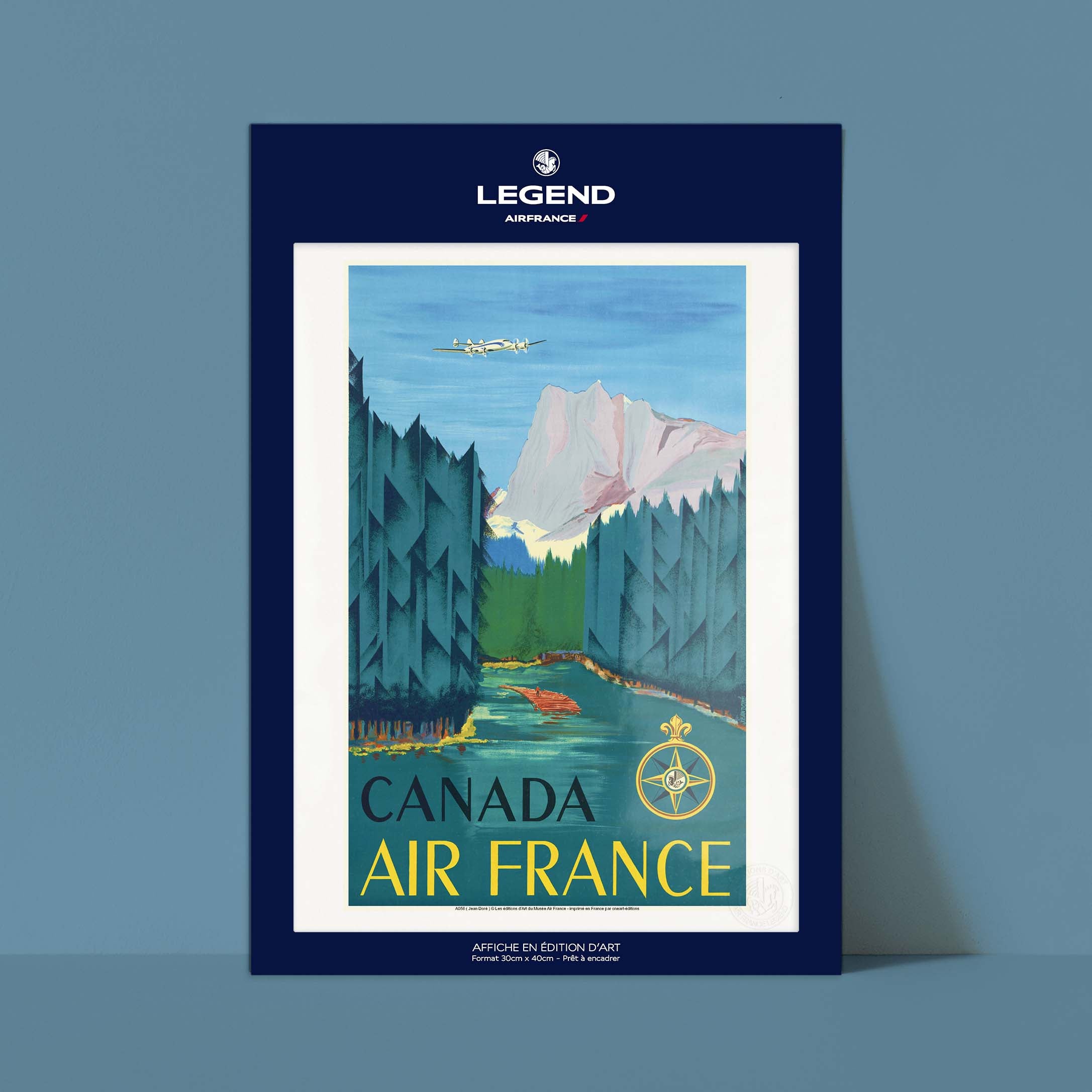 Affiche "Les Imparfaits" Air France - Canada