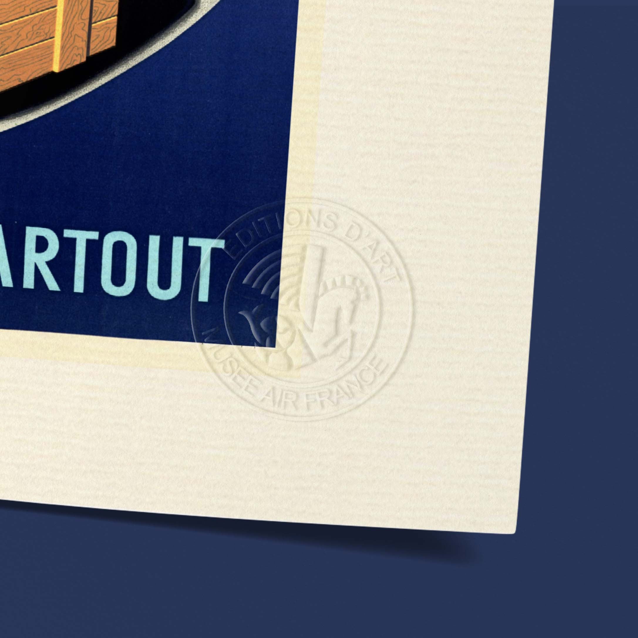 Affiche Air France - Transporte tout, partout-oneart.fr