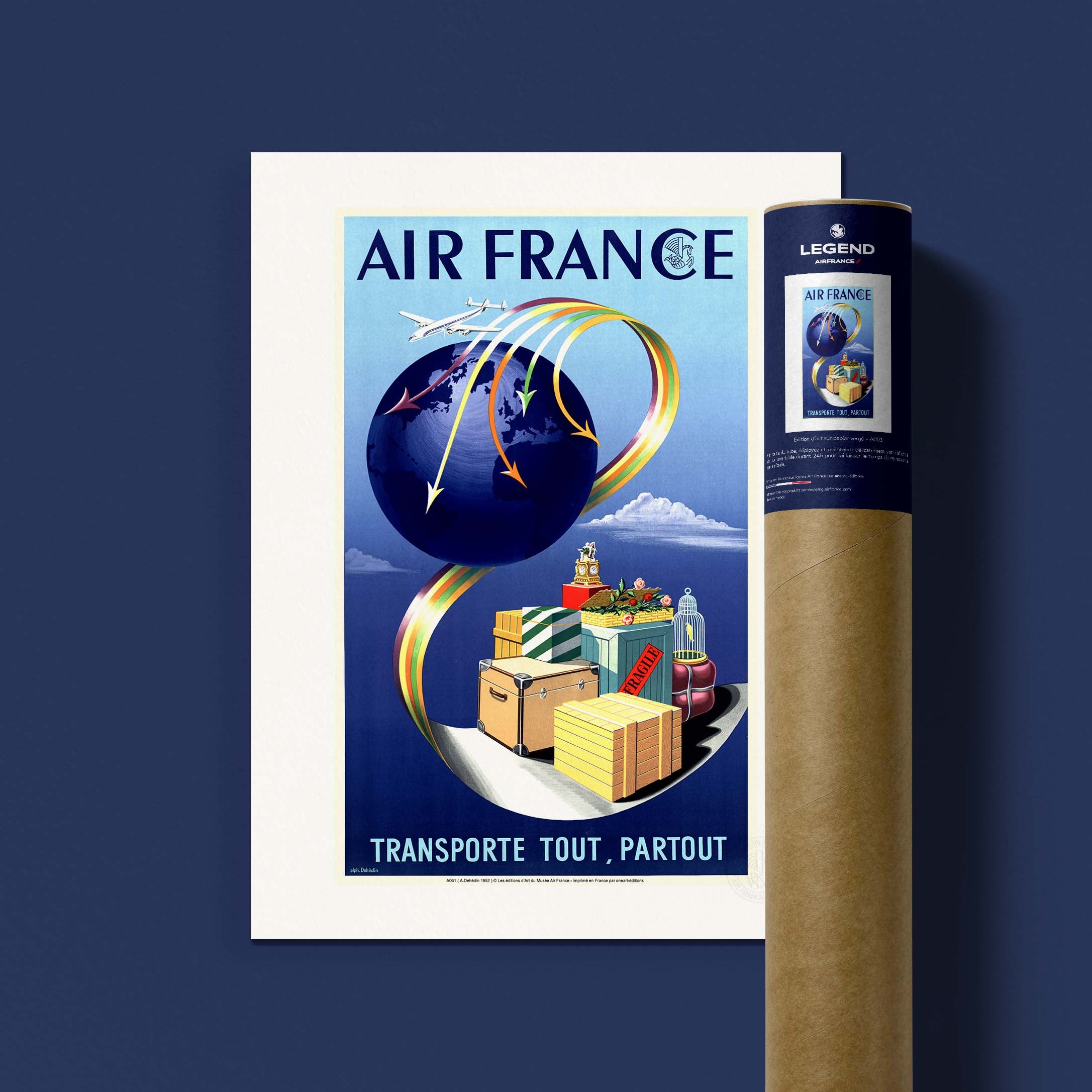 Air France poster - Carry everything, everywhere