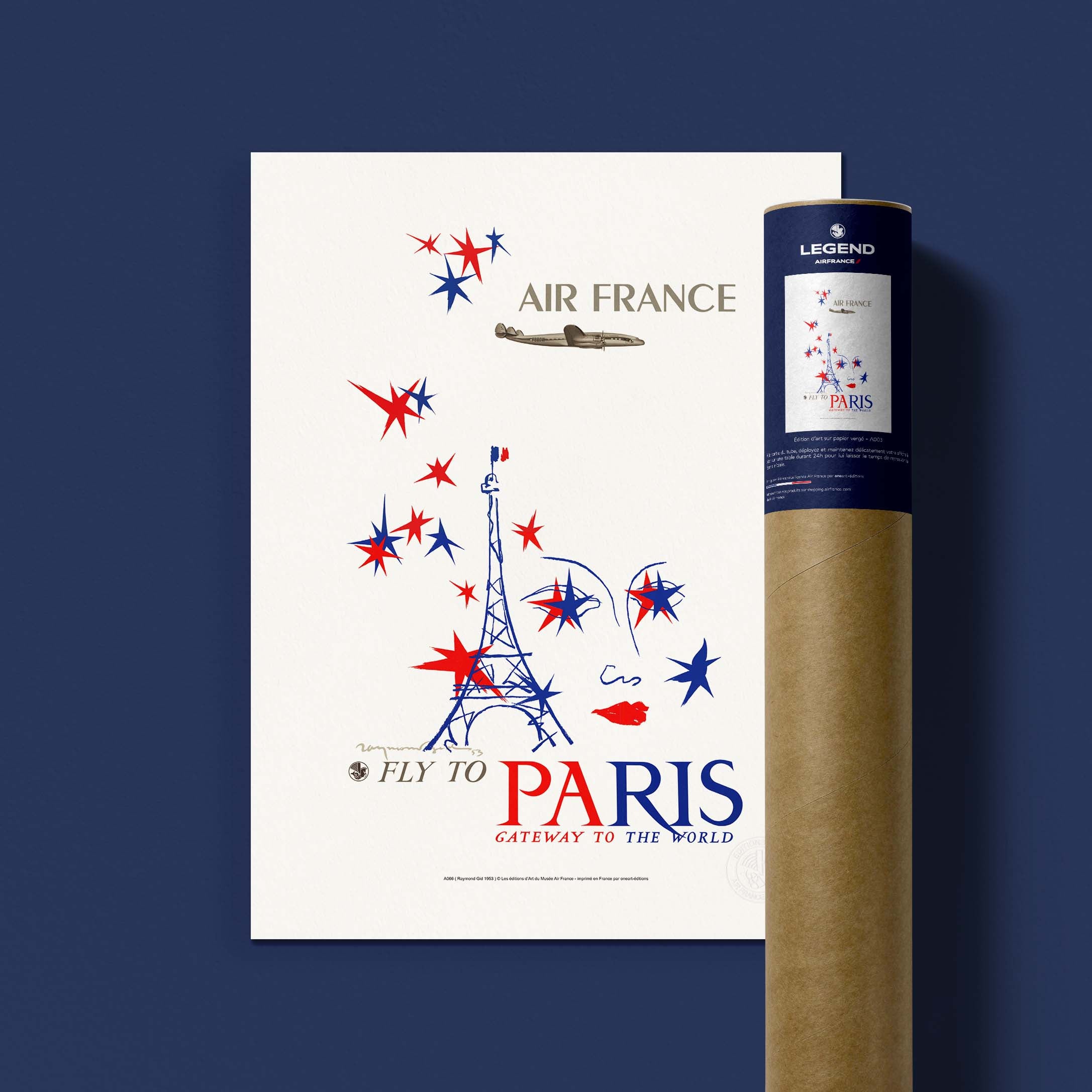 Affiche Air France - Paris, Gateway to the world