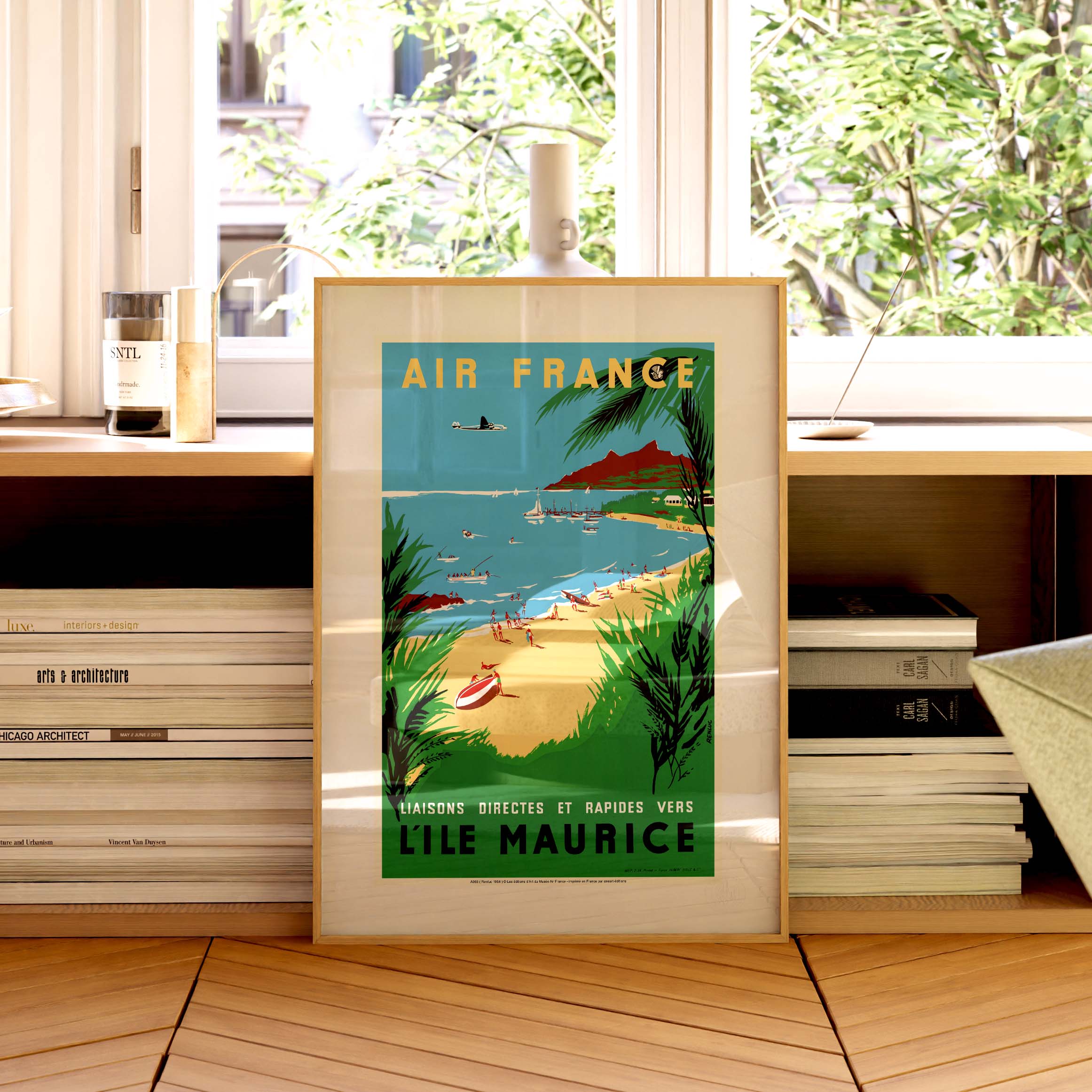 Affiche "Les Imparfaits" Air France - L'île Maurice
