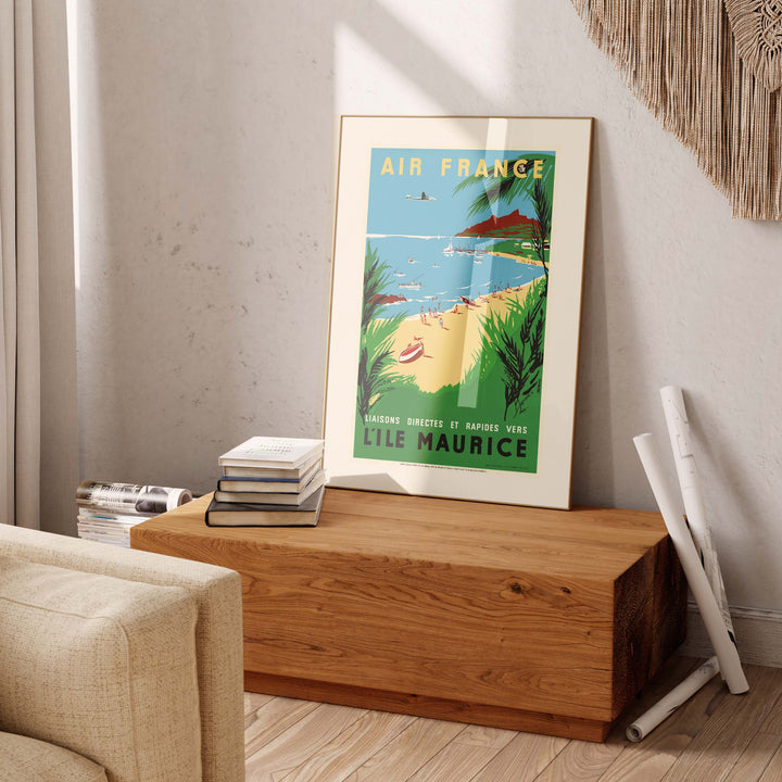 Affiche Air France - L'île Maurice