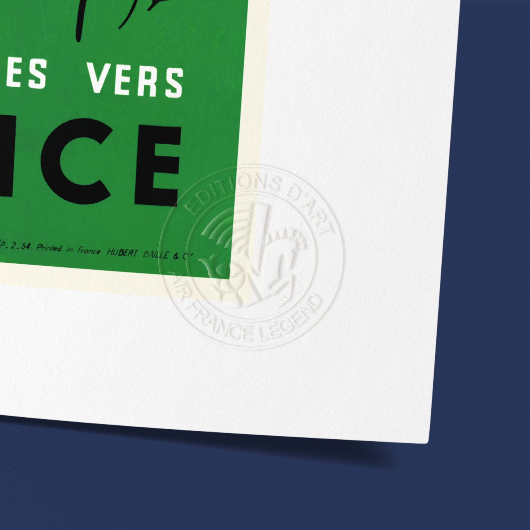 Affiche "Les Imparfaits" Air France - L'île Maurice