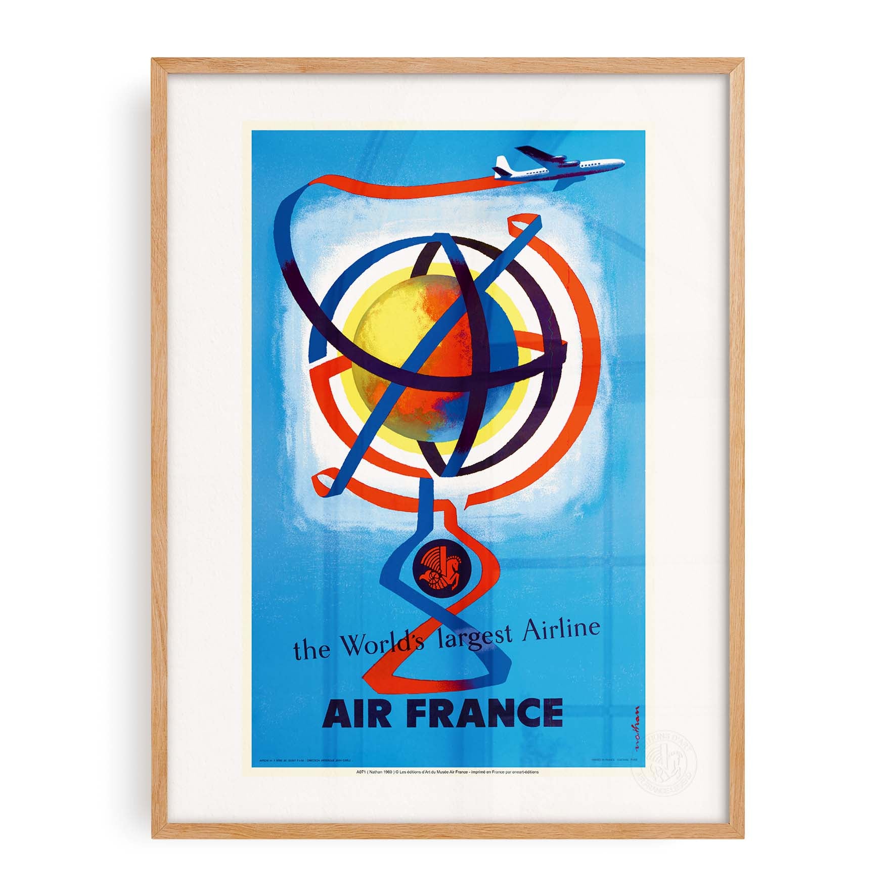 Poster Air France - The World largest Airline