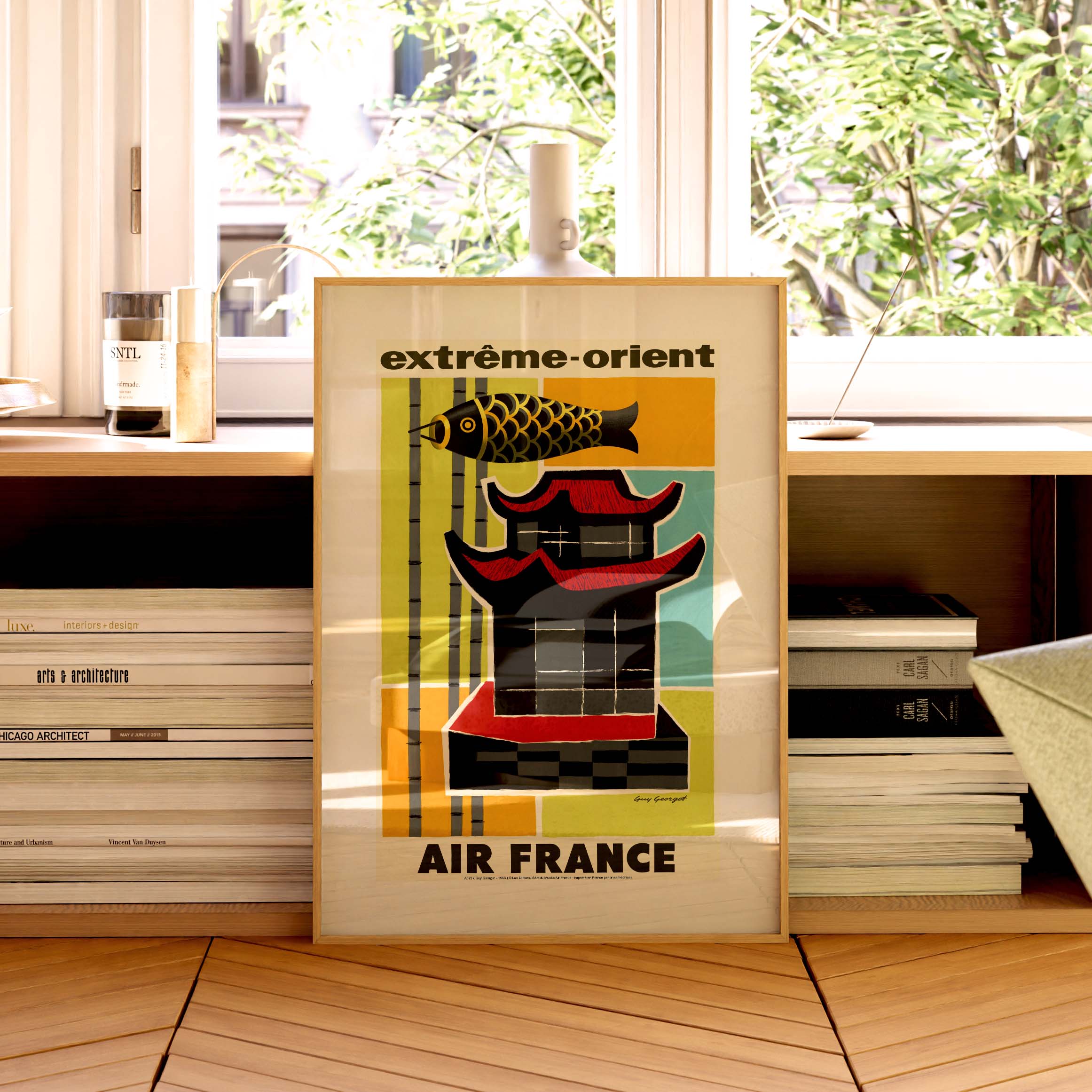 Affiche Air France - Extrême Orient-oneart.fr