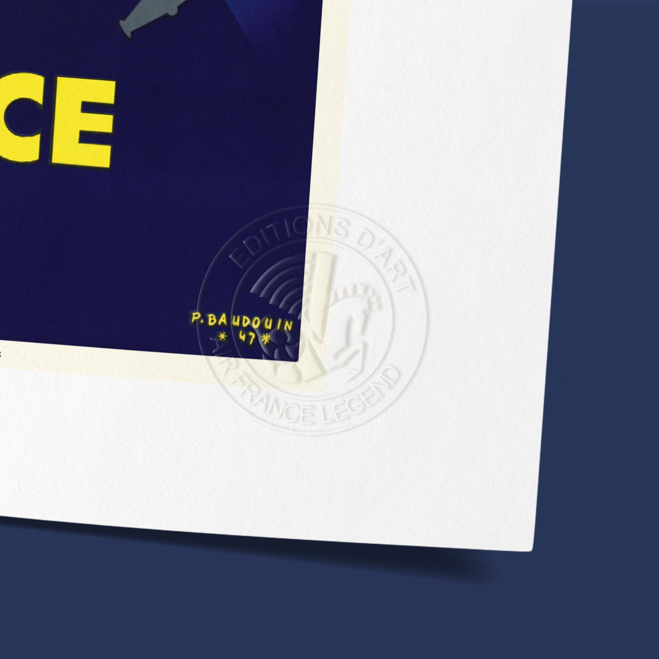 Affiche "Les Imparfaits" Air France - Paris (Arc de Triomphe)