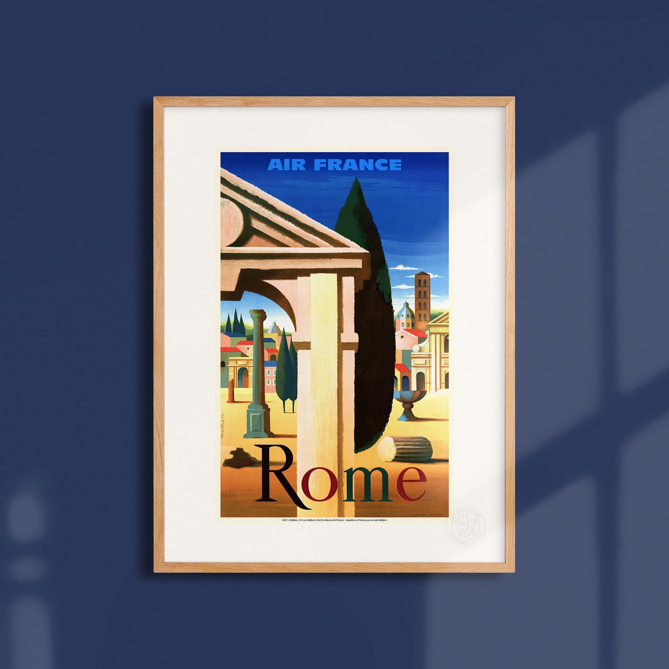Affiche "Les Imparfaits" Air France - Rome